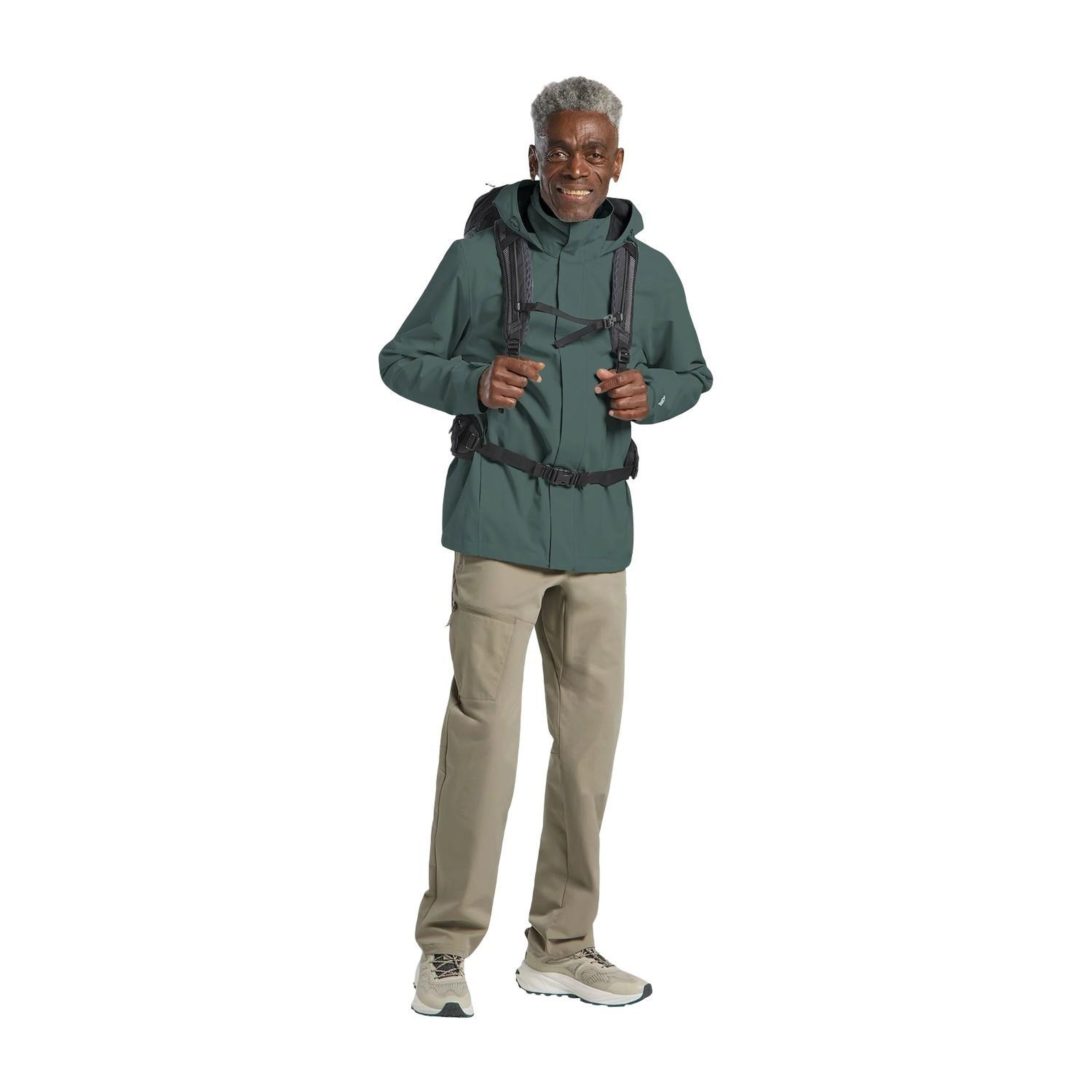 Jack Wolfskin Trailtime 2L Erkek Yeşil Outdoor Ceketi