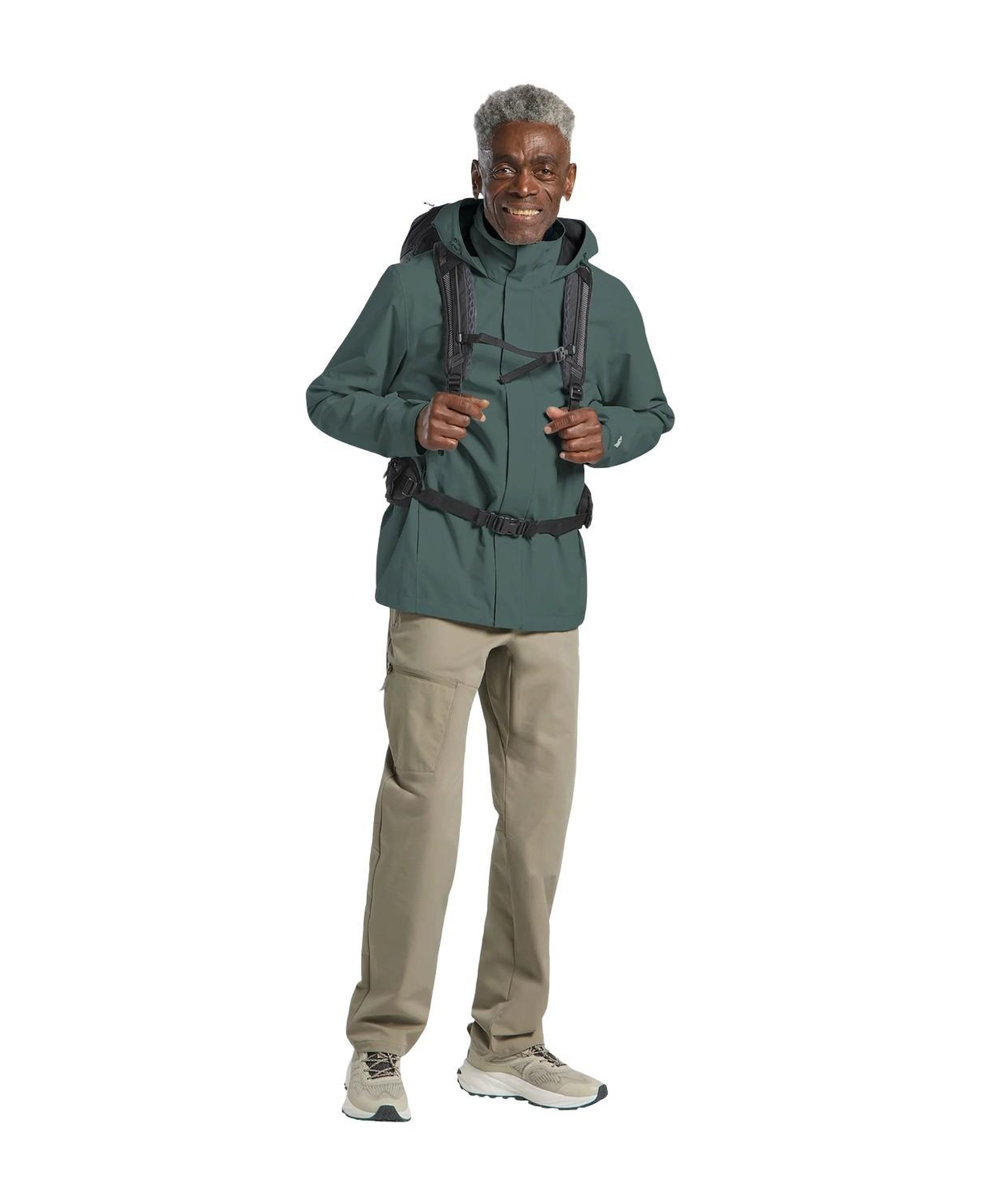 Jack Wolfskin Trailtime 2L Erkek Yeşil Outdoor Ceketi