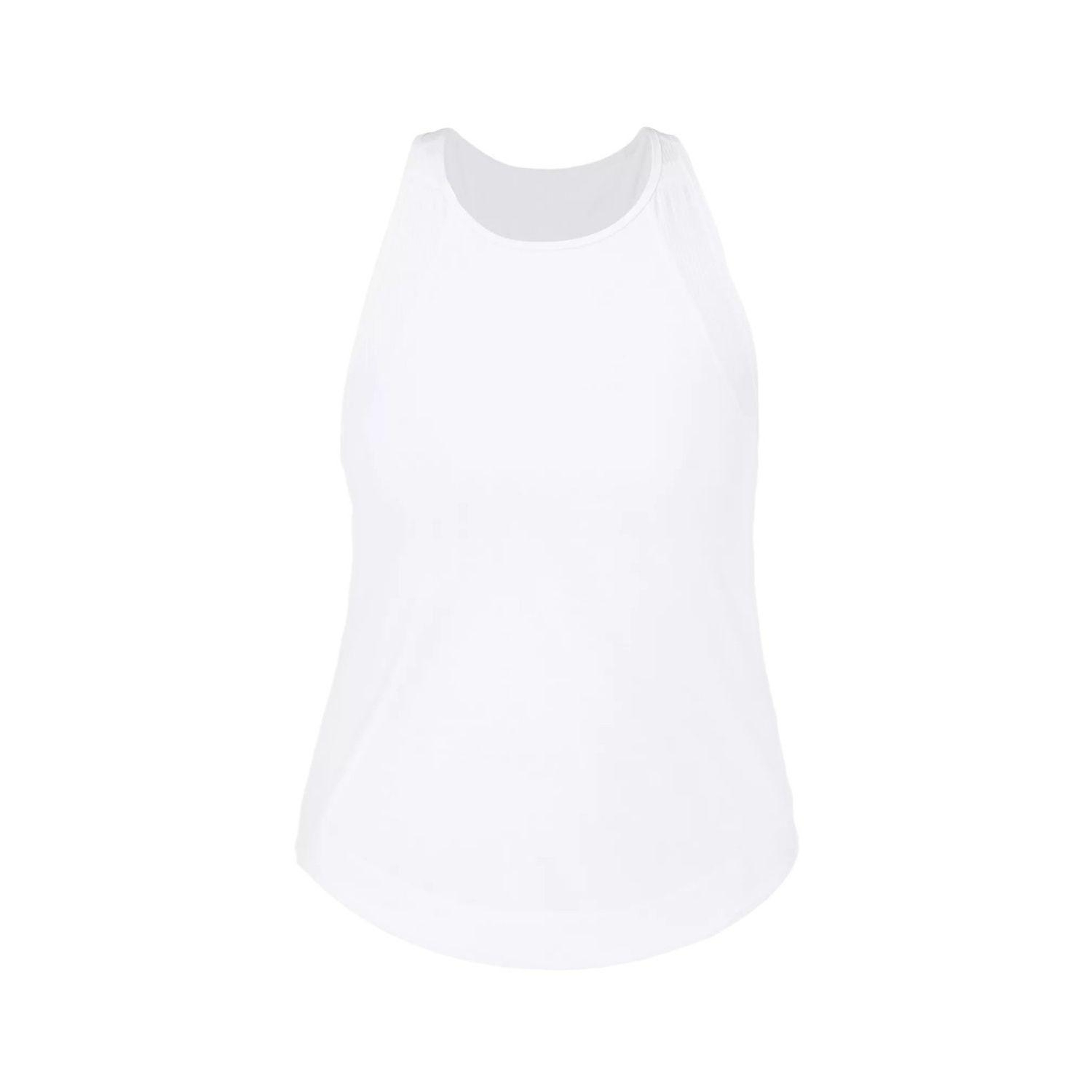 Sweaty Betty Breathe Easy Mesh Run Kadın Beyaz Tank Top