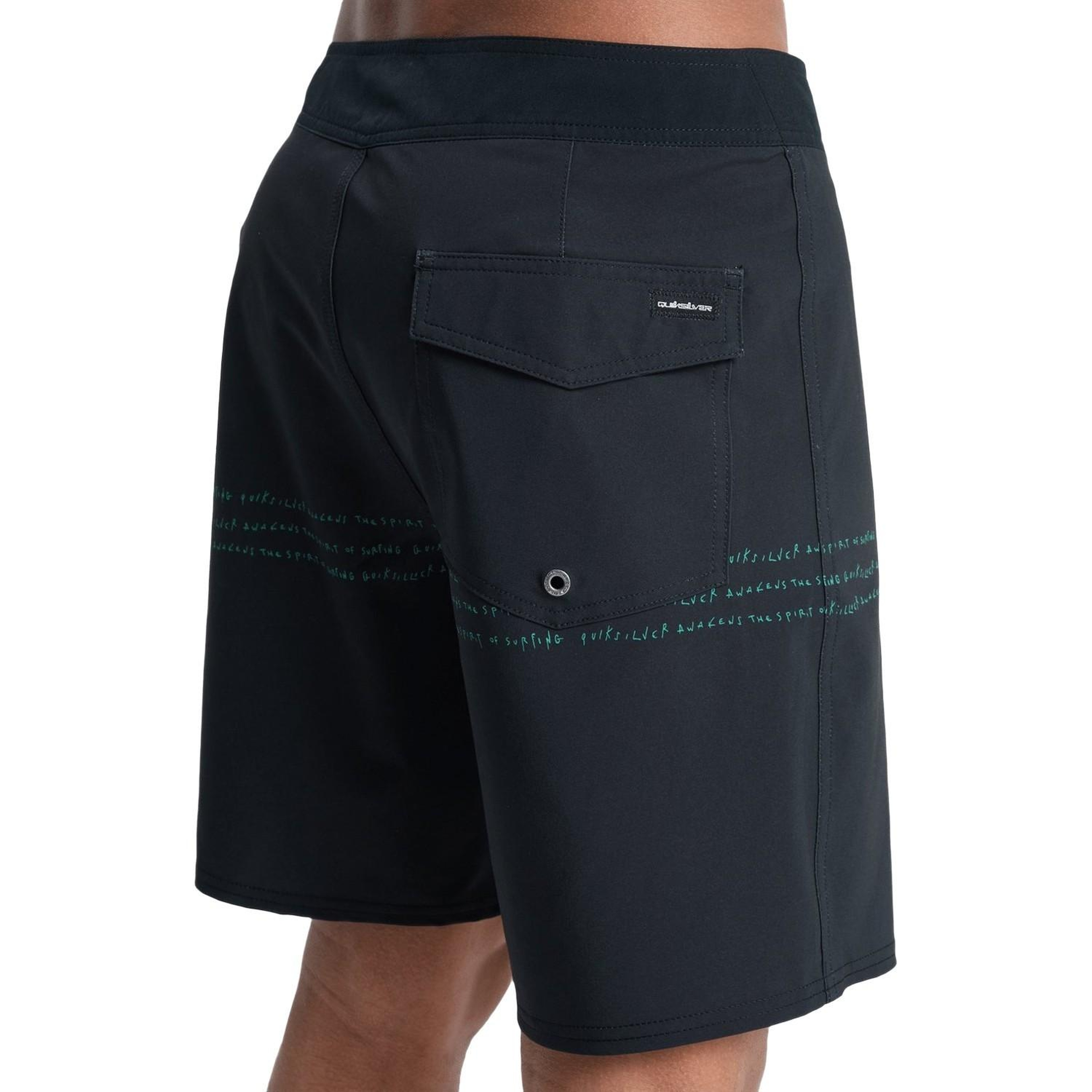 Quiksilver Surfsilk Straig Erkek Siyah Boardshort