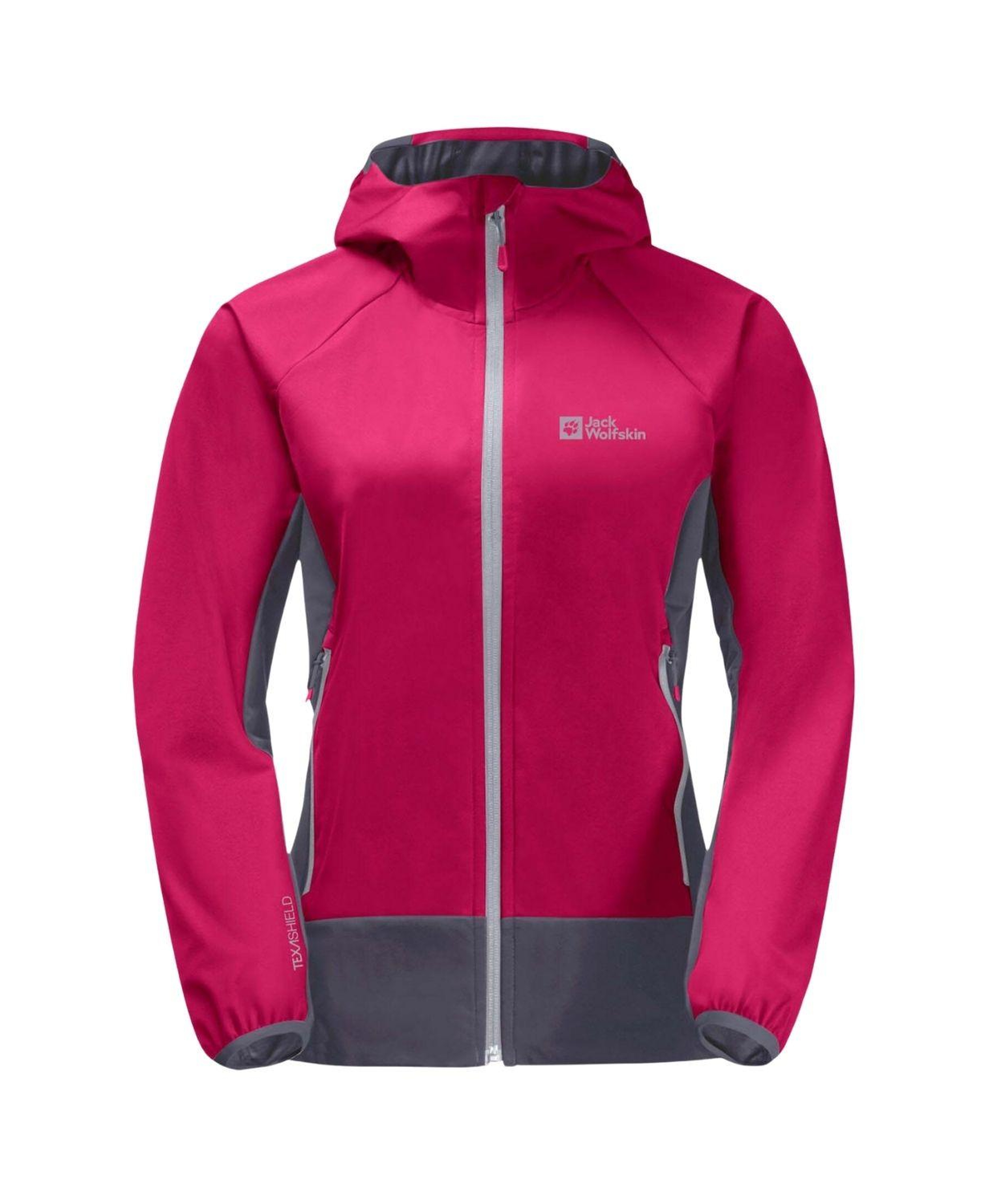 Jack Wolfskin Eagle Peak II Hoody Kadın Mor Outdoor Ceketi