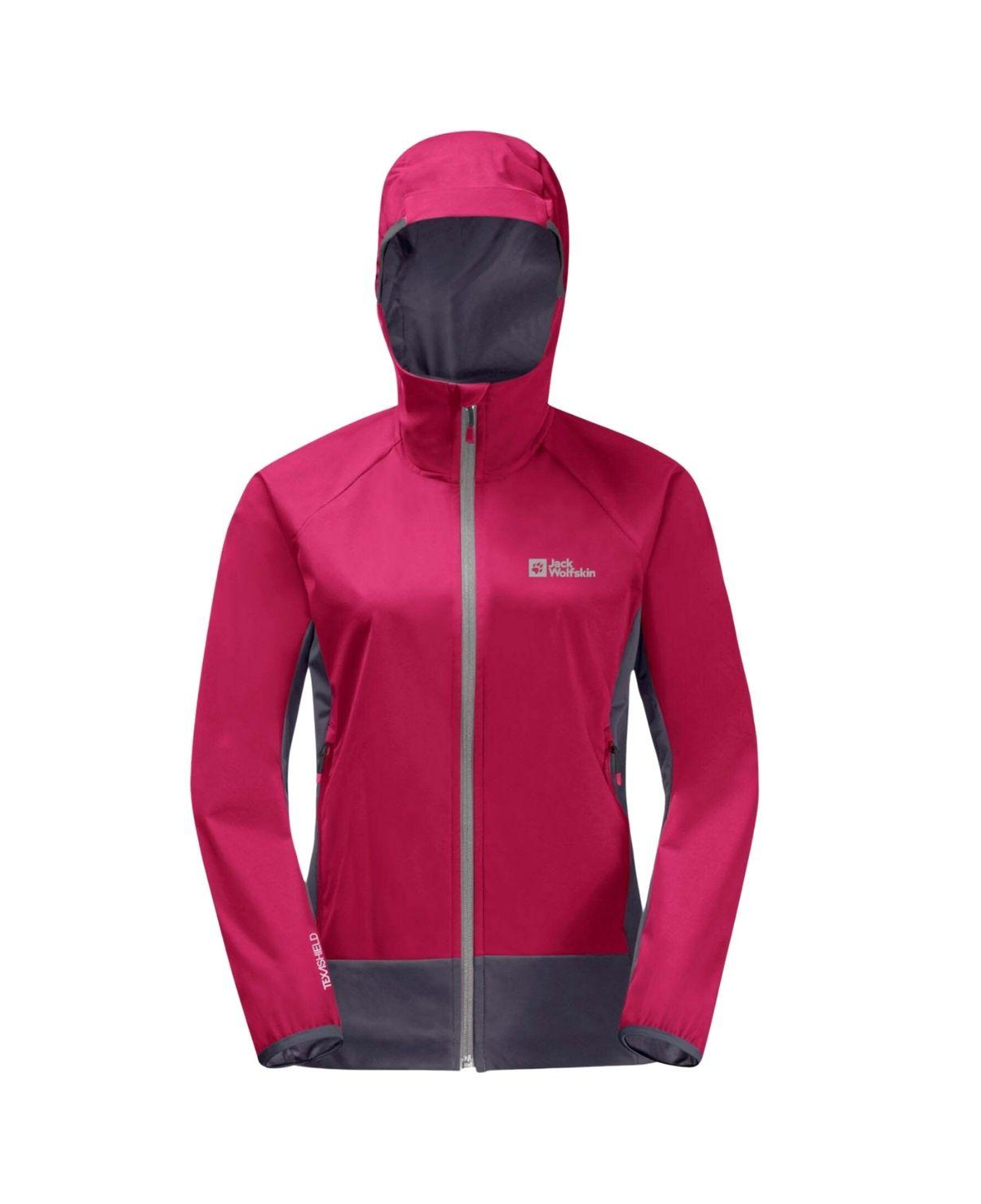 Jack Wolfskin Eagle Peak II Hoody Kadın Mor Outdoor Ceketi