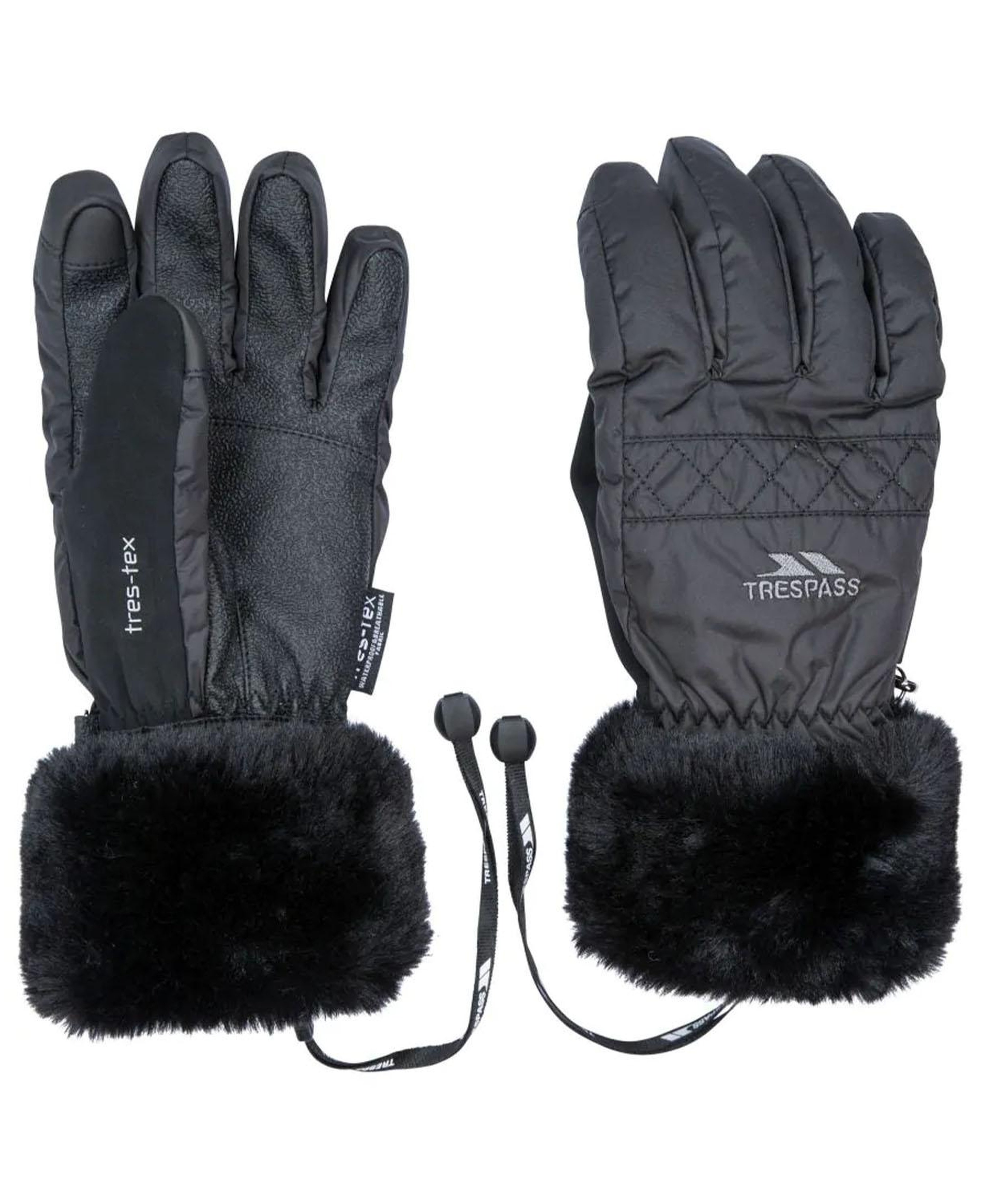 Trespass Yanki - Glove Kadın Siyah Eldiven
