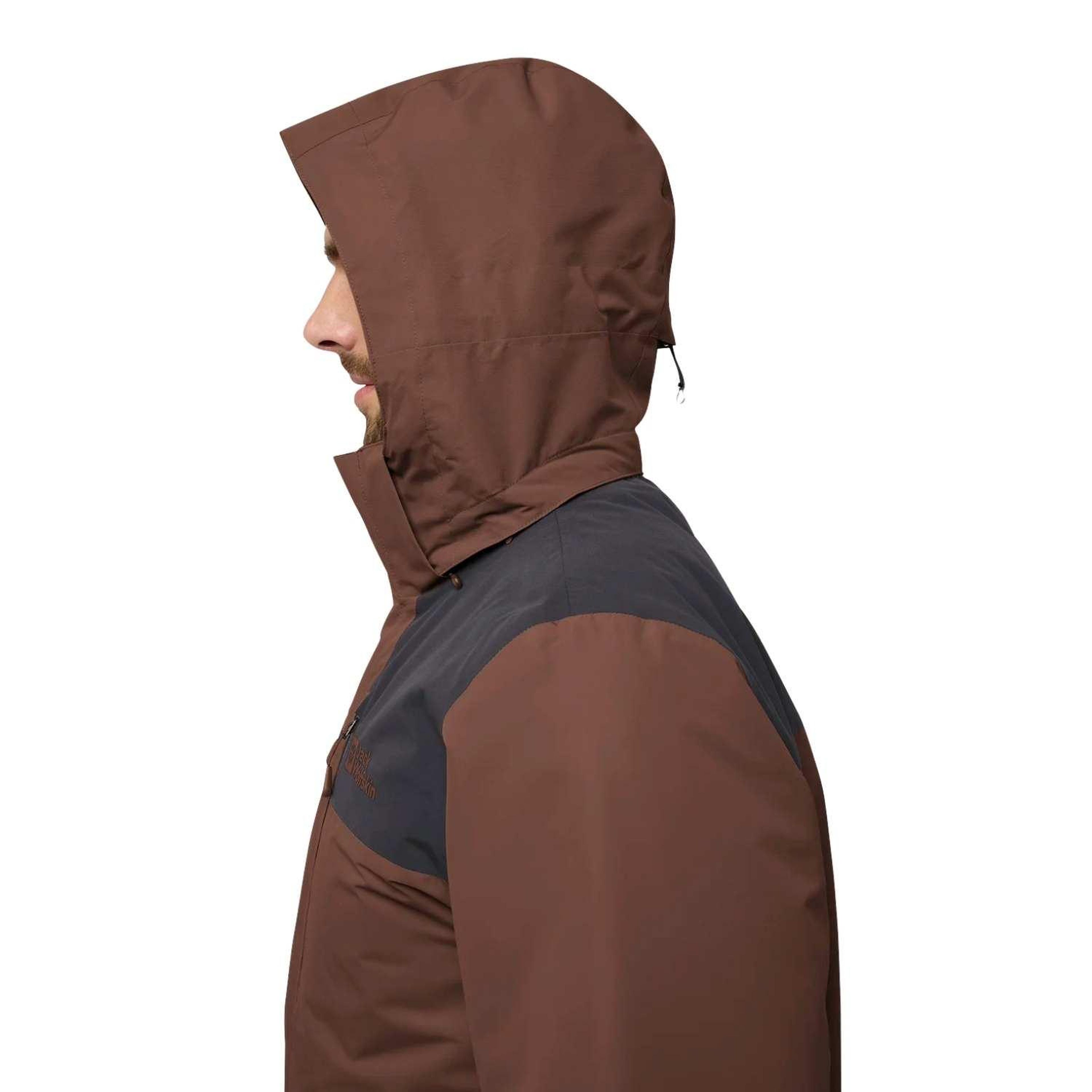 Jack Wolfskin Jasper 3in1 Erkek Kahverengi Outdoor Ceketi