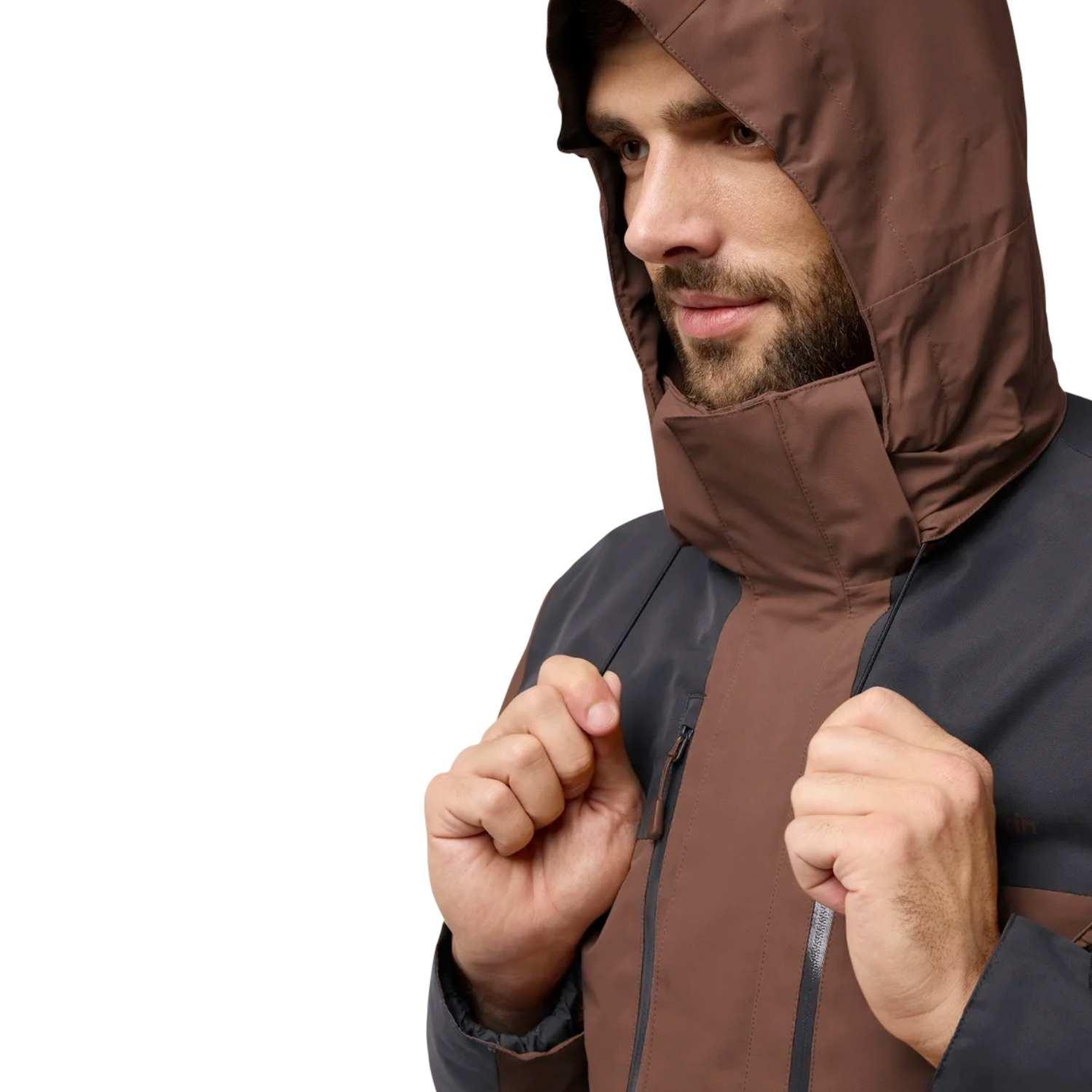 Jack Wolfskin Jasper 3in1 Erkek Kahverengi Outdoor Ceketi