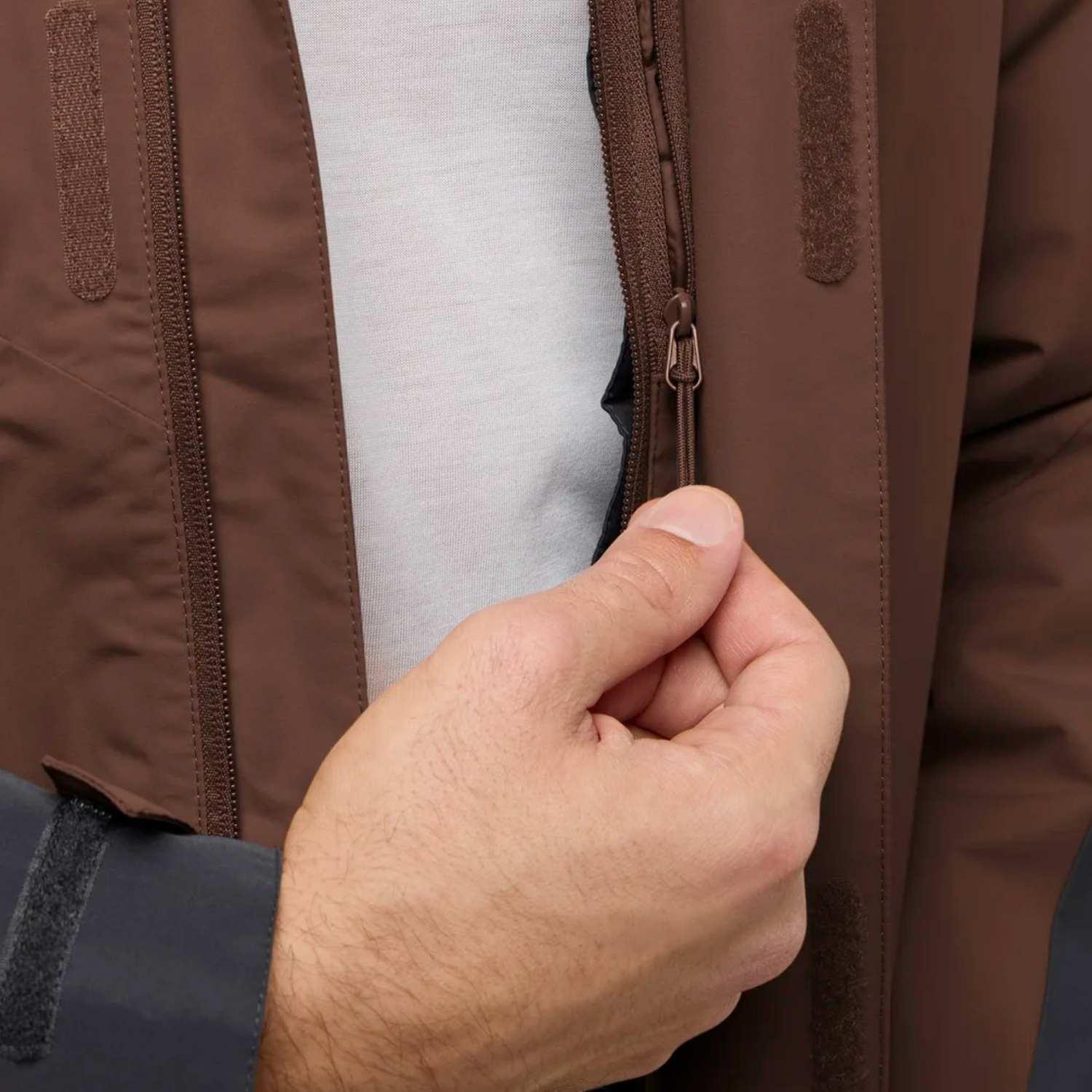 Jack Wolfskin Jasper 3in1 Erkek Kahverengi Outdoor Ceketi