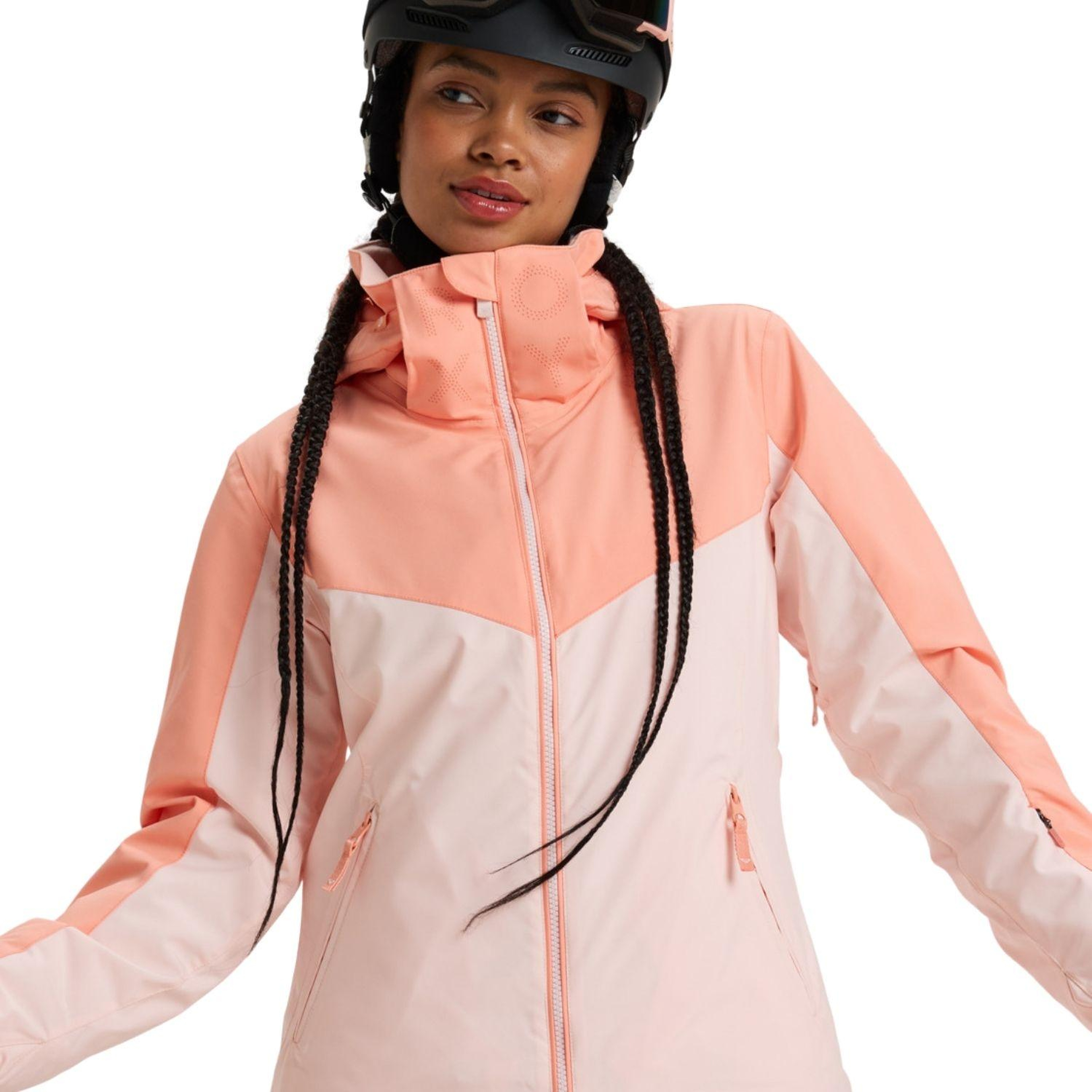 Roxy Free Jet Block Kadın Pembe Snowboard Ceketi