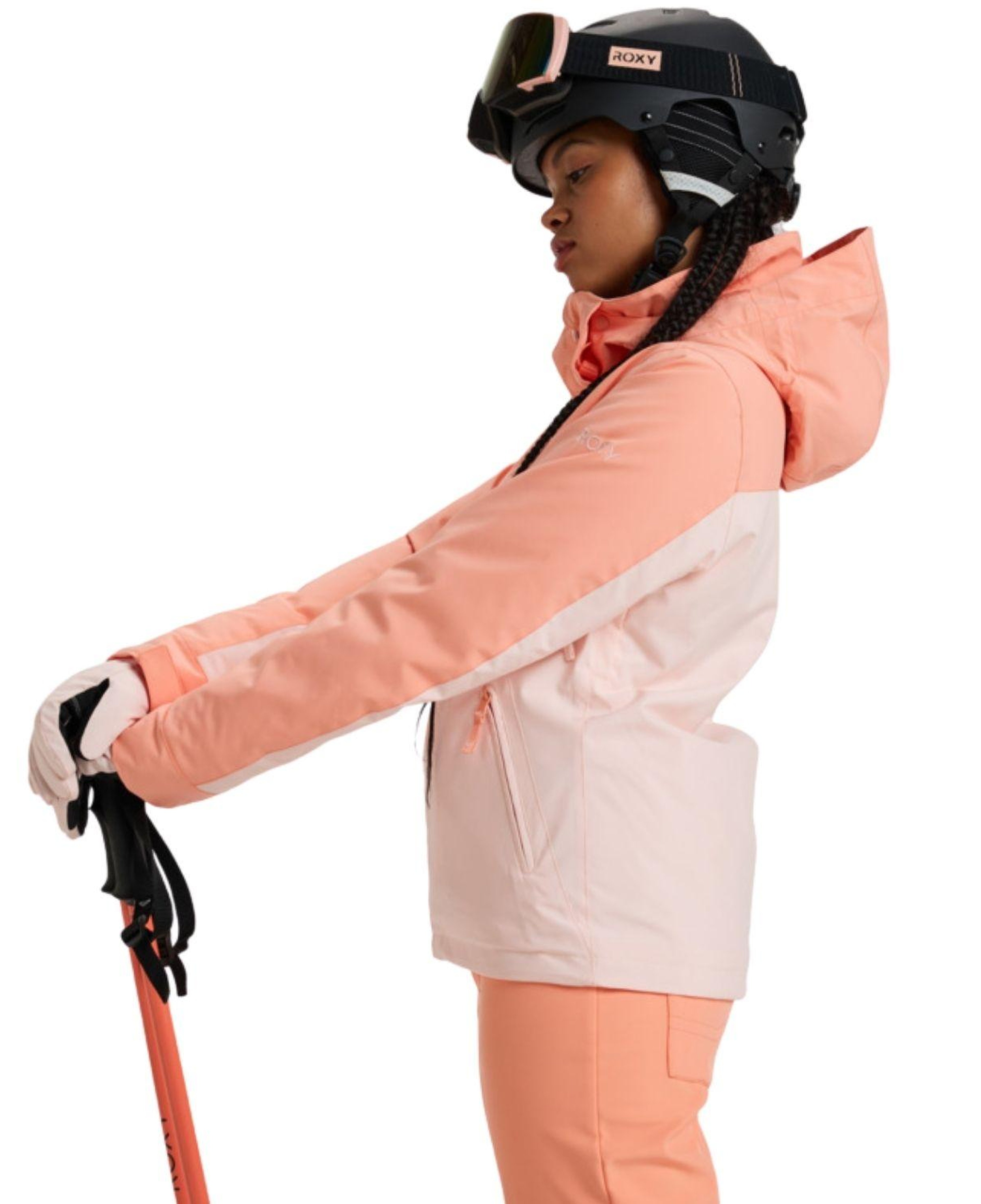 Roxy Free Jet Block Kadın Pembe Snowboard Ceketi