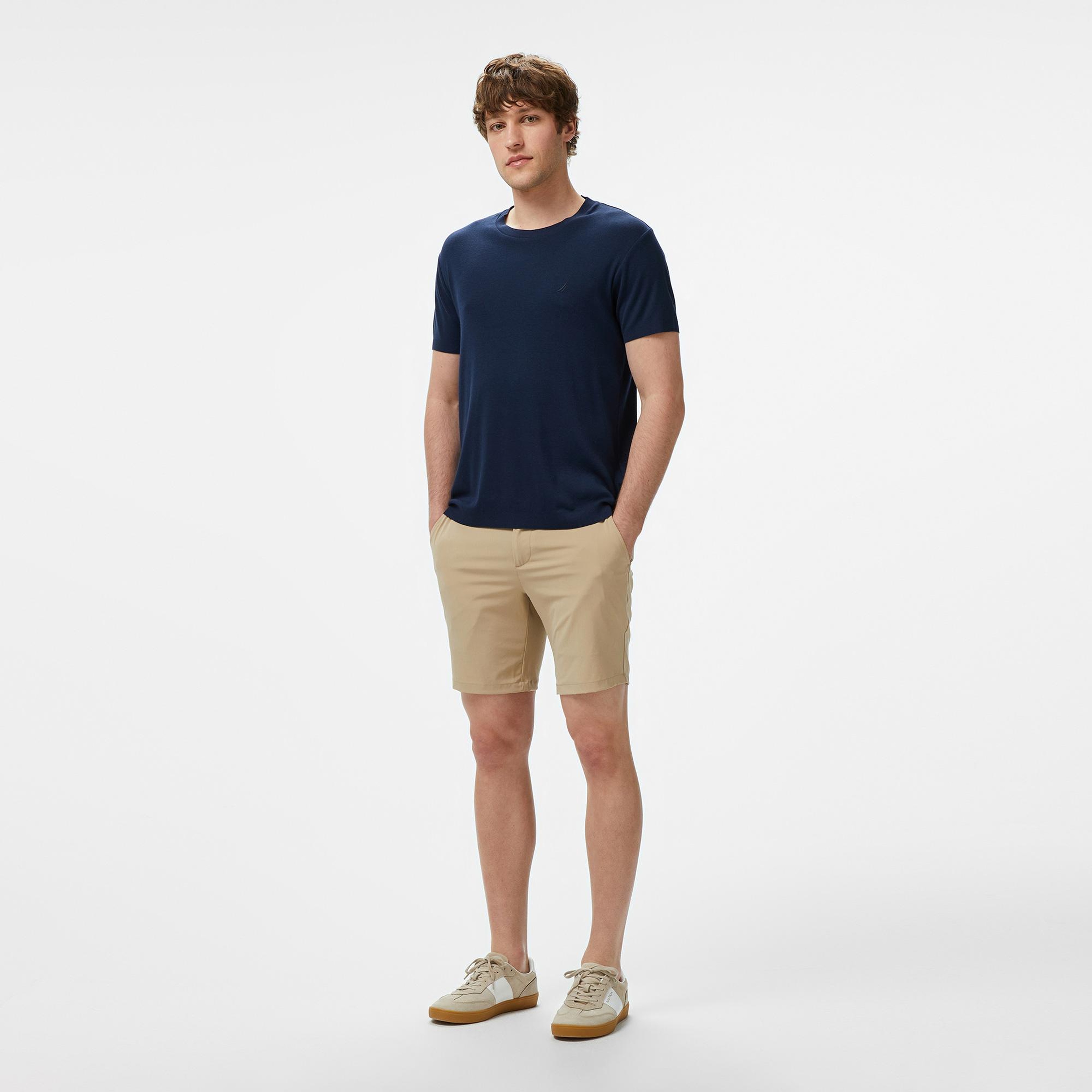 Nautica Erkek Bej Jogger Şort