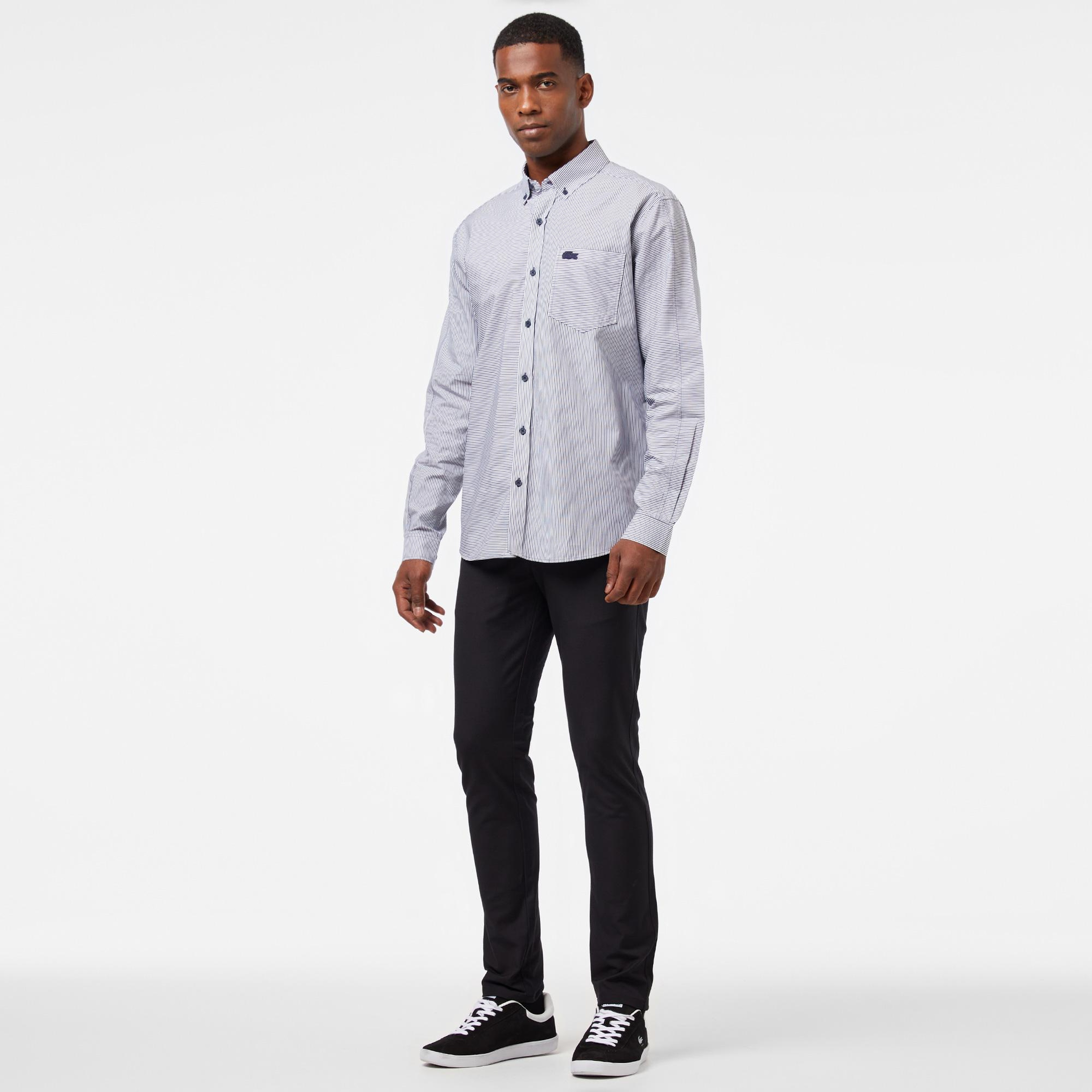 Erkek Slim Fit Siyah Pantolon