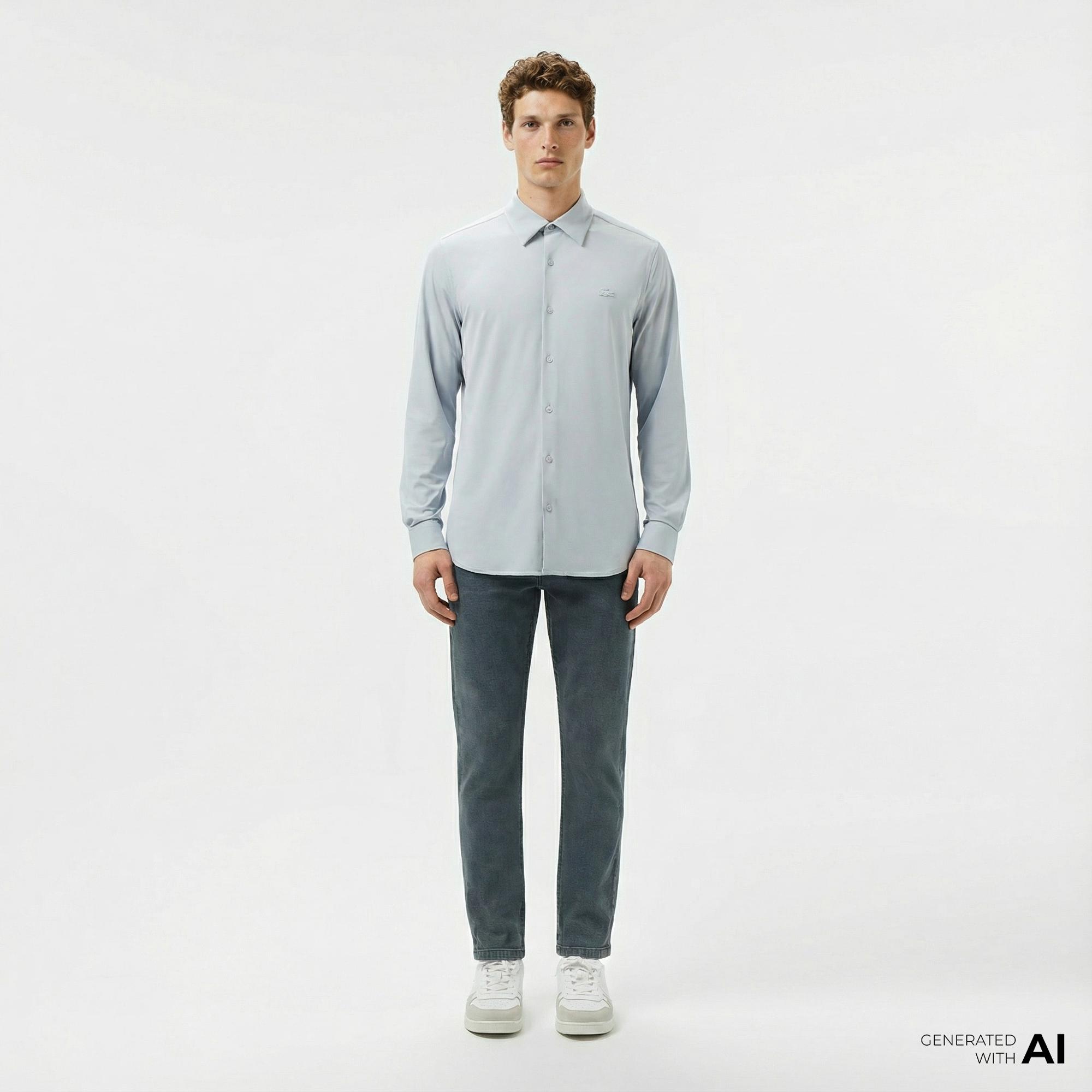 Erkek Slim Fit Lacivert Jean Pantolon