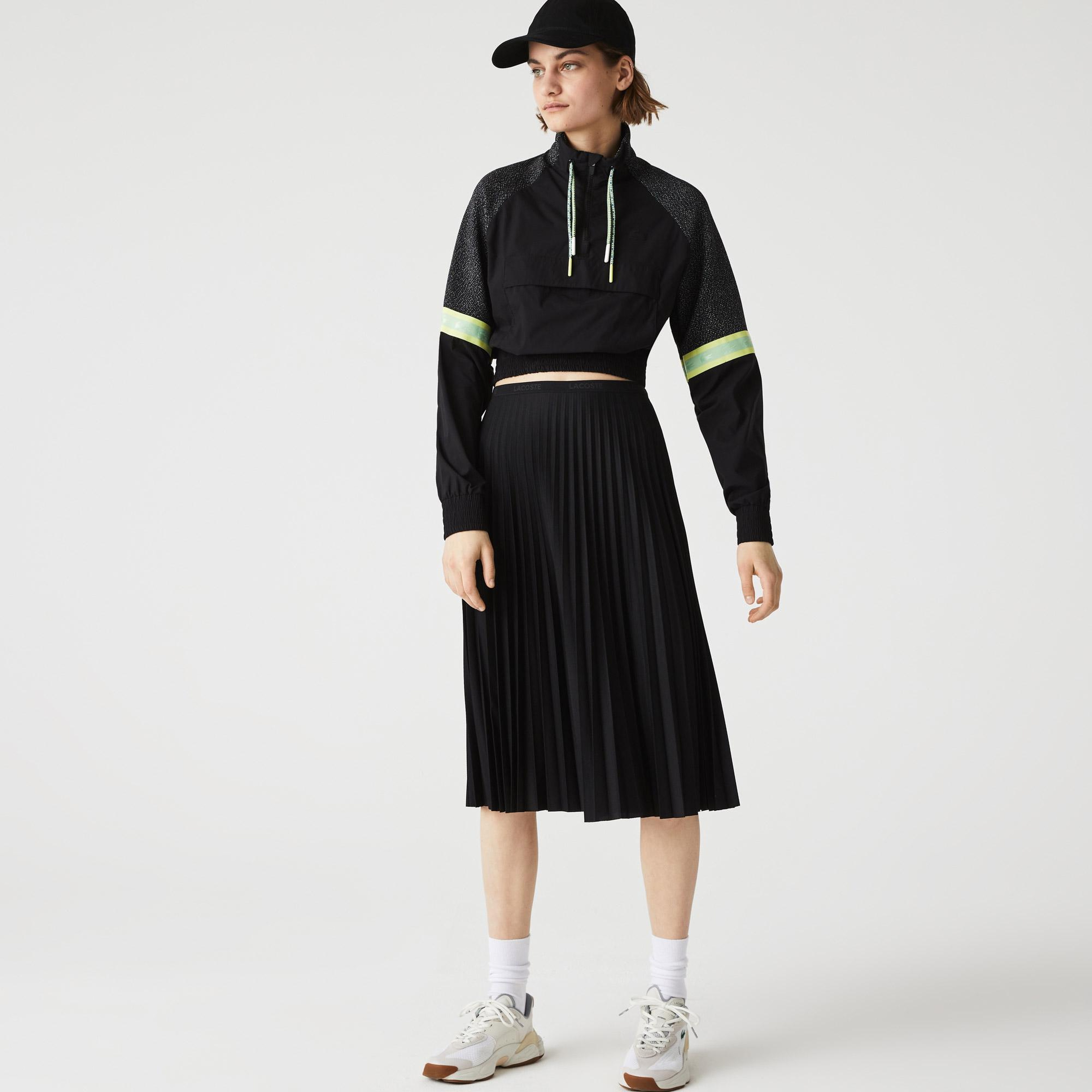 Kadın Flare Fit Siyah Etek