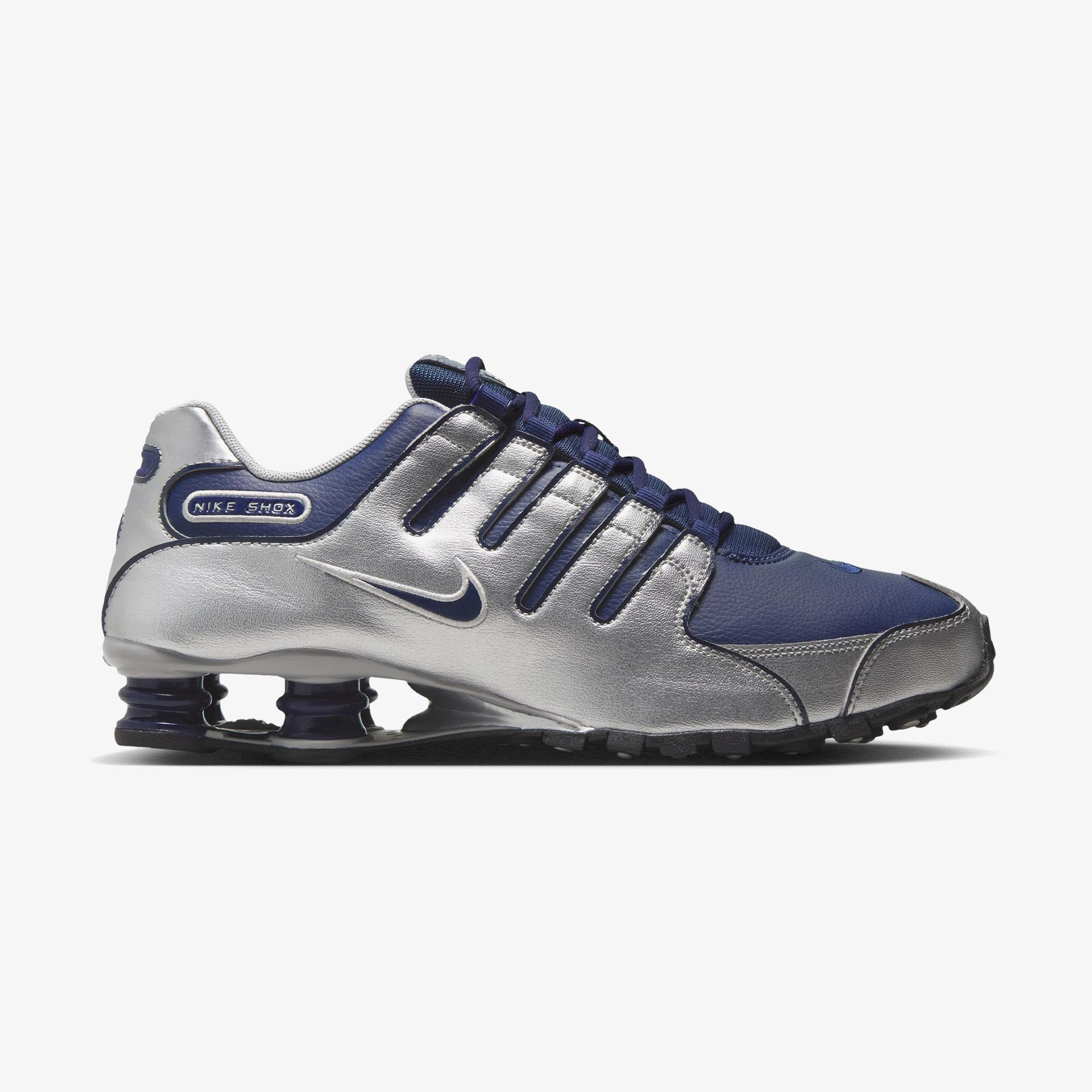 Nike Shox Erkek Lacivert Spor Ayakkabı