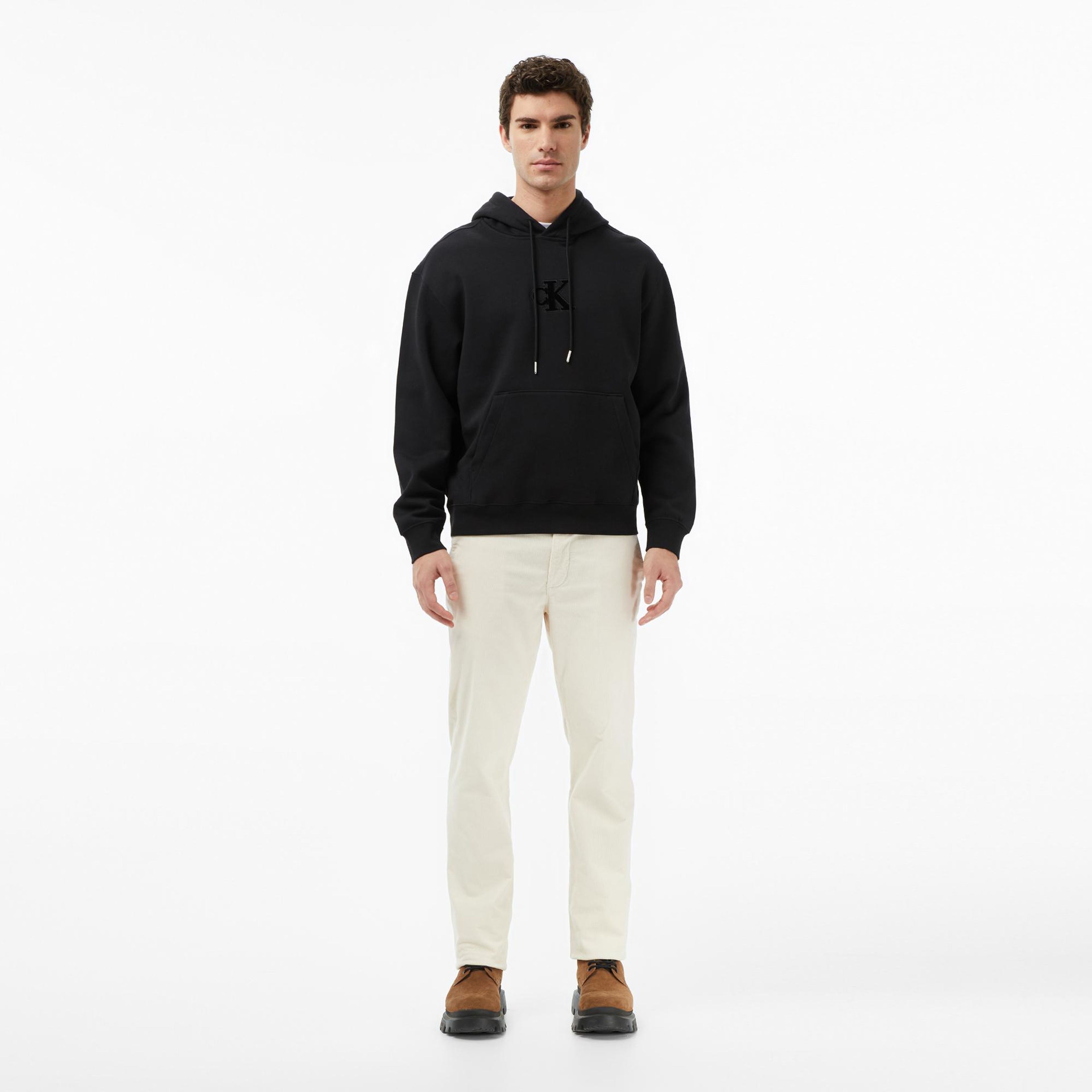 Calvin Klein Fleece Gift Giving Erkek Siyah Sweatshirt