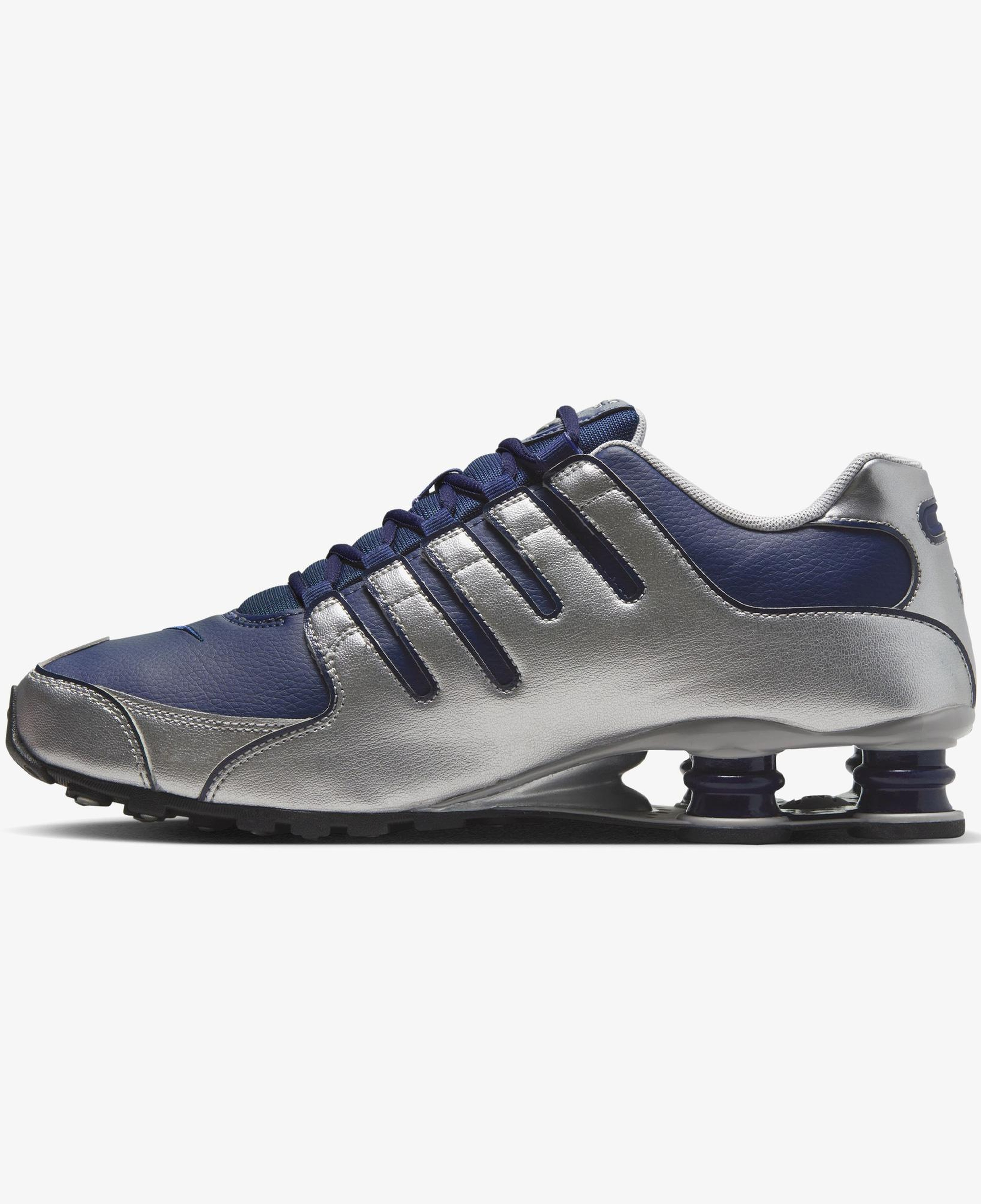 Nike Shox Erkek Lacivert Spor Ayakkabı