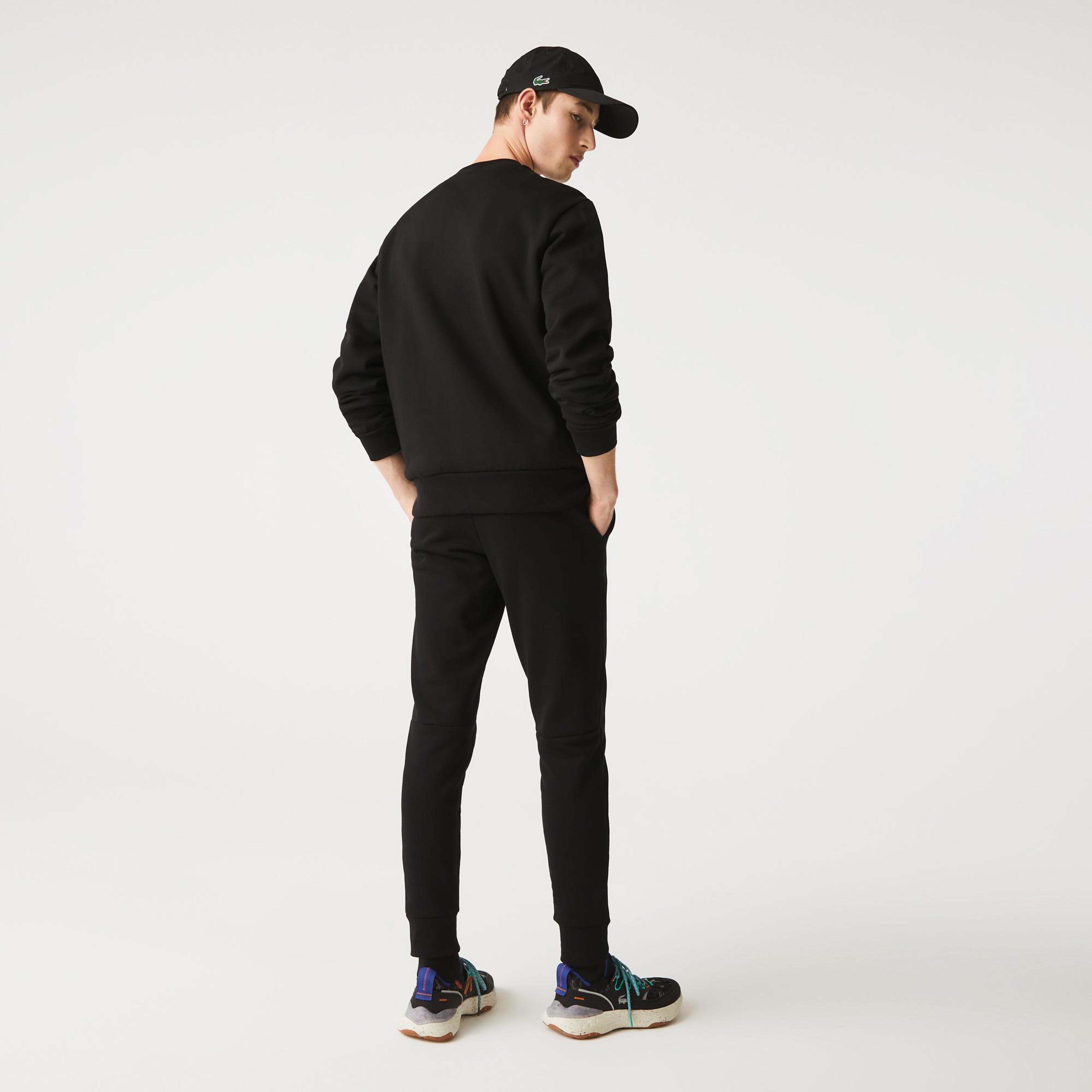 Erkek Slim Fit Siyah Eşofman Altı