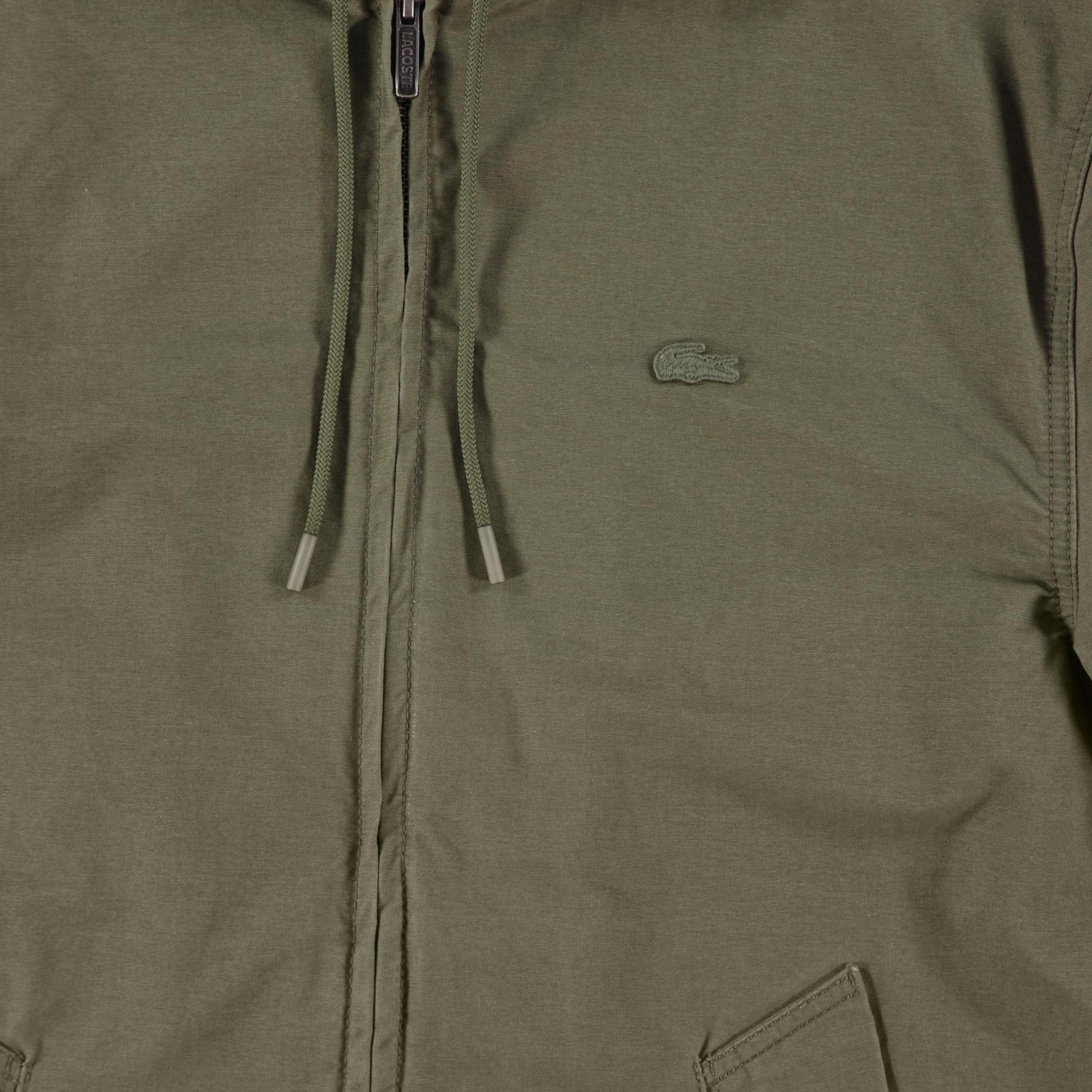 Lacoste Erkek Kapüşonlu Haki Mont