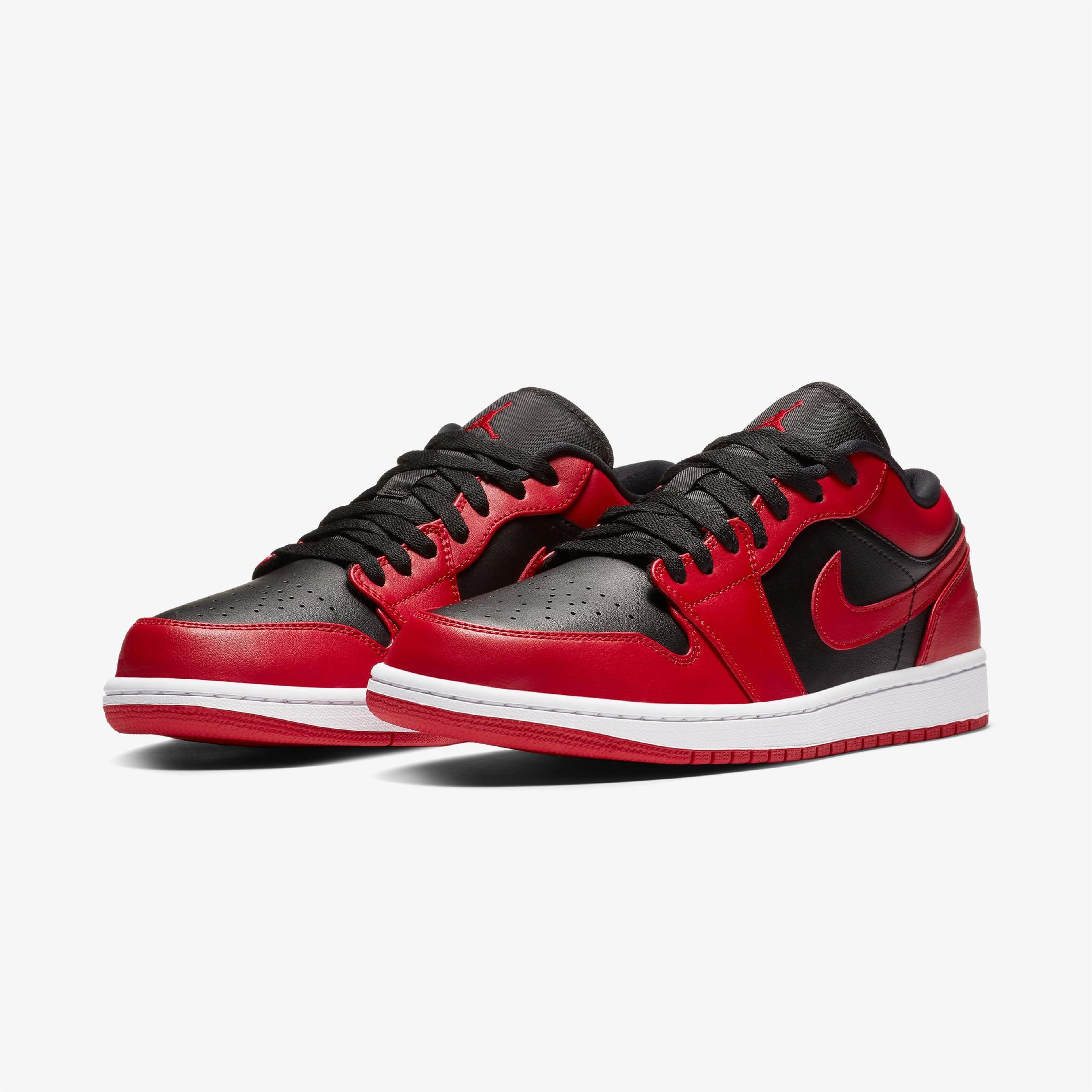 Jordan Air 1 Low Erkek Kırmızı Spor Ayakkabı