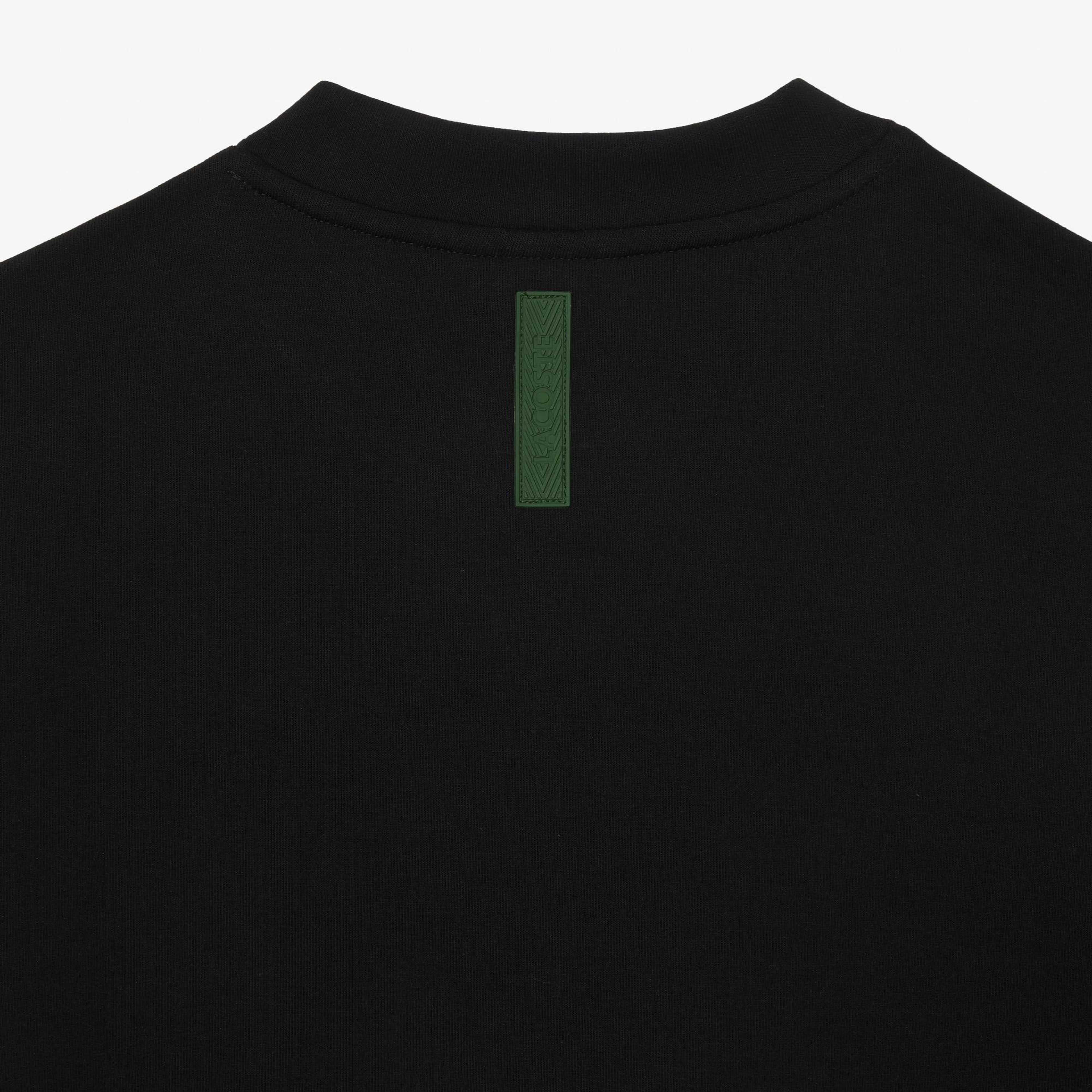 Erkek Classic Fit Bisiklet Yaka Siyah Sweatshirt