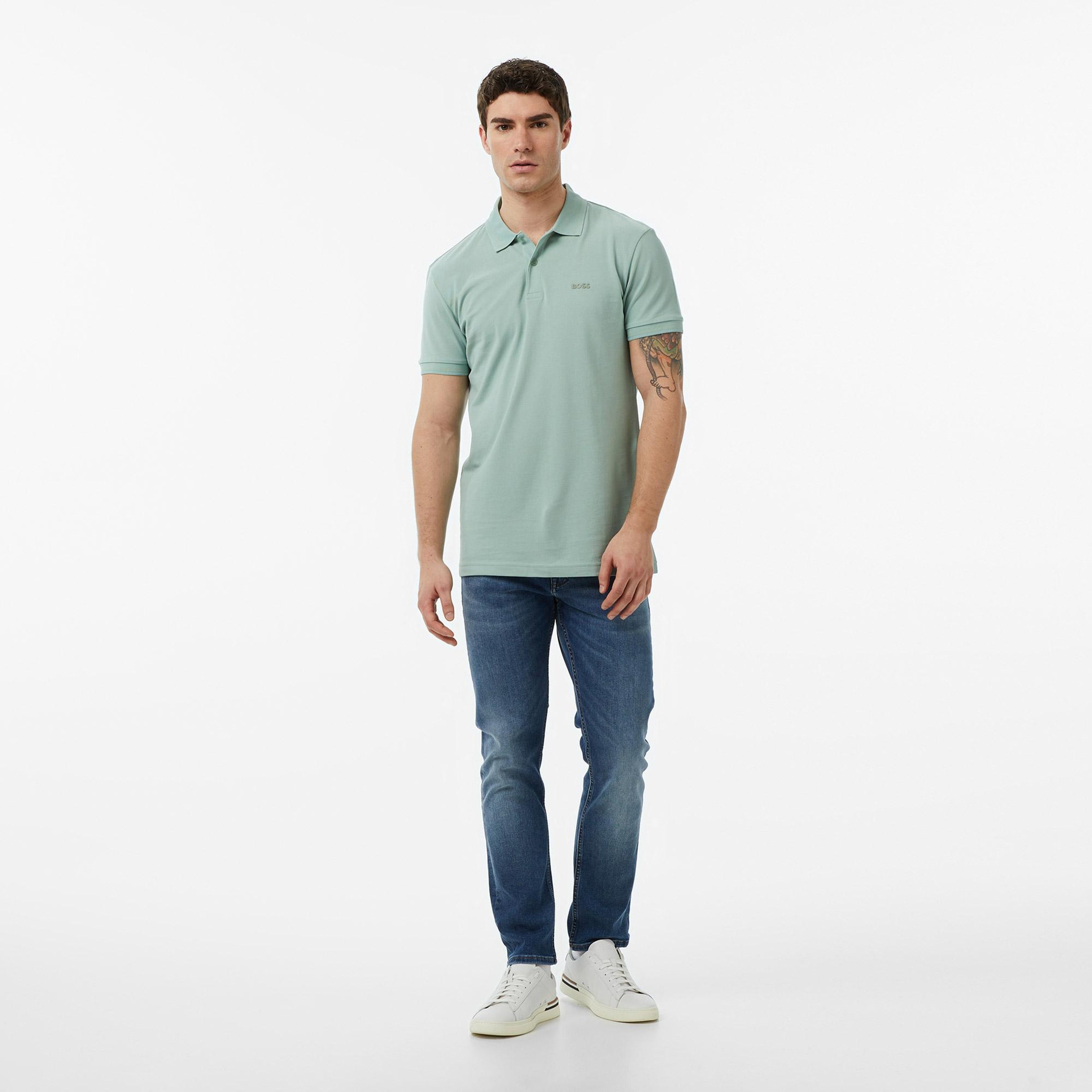 Boss Pio Erkek Yeşil Polo