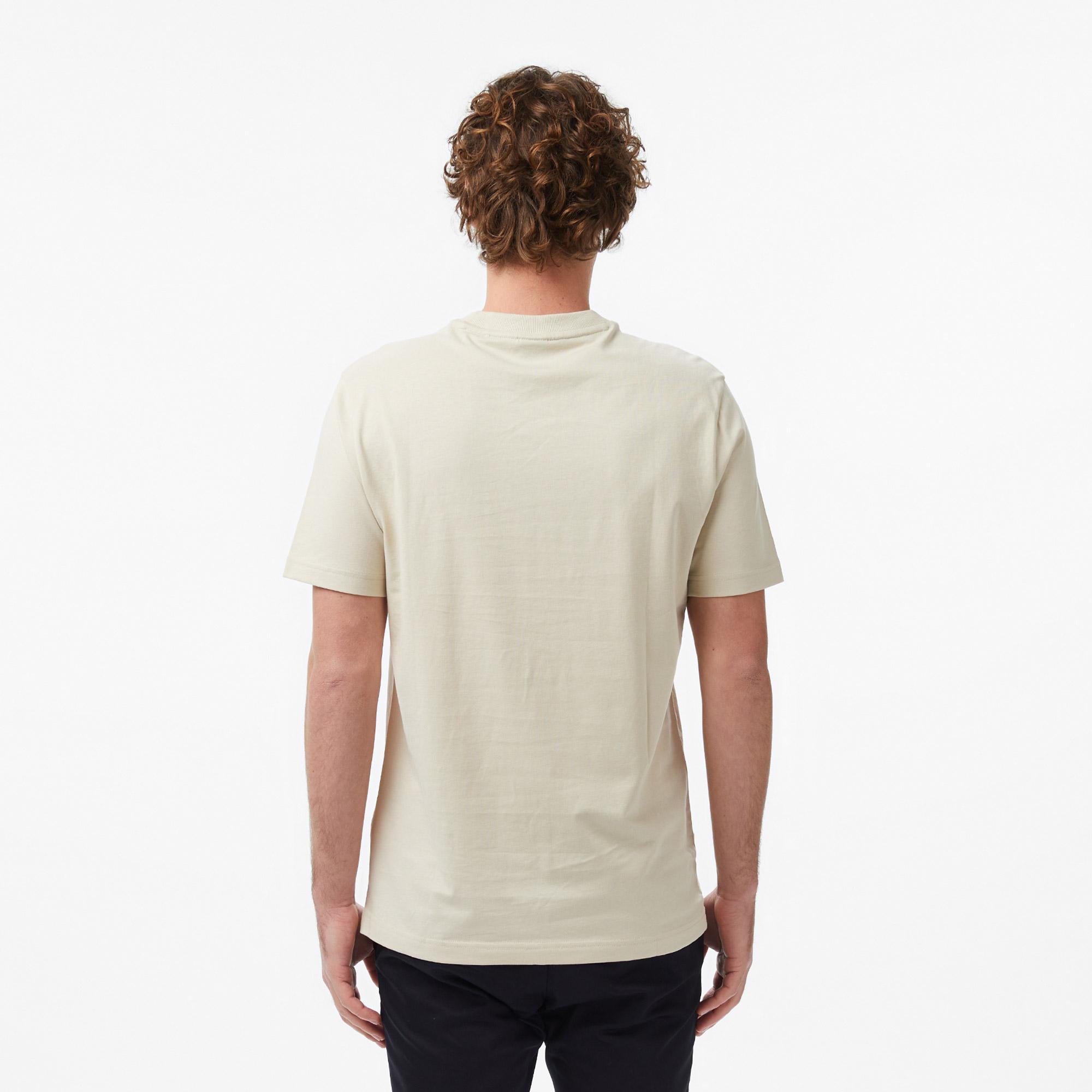 Boss TS Logo Erkek Bej T-Shirt