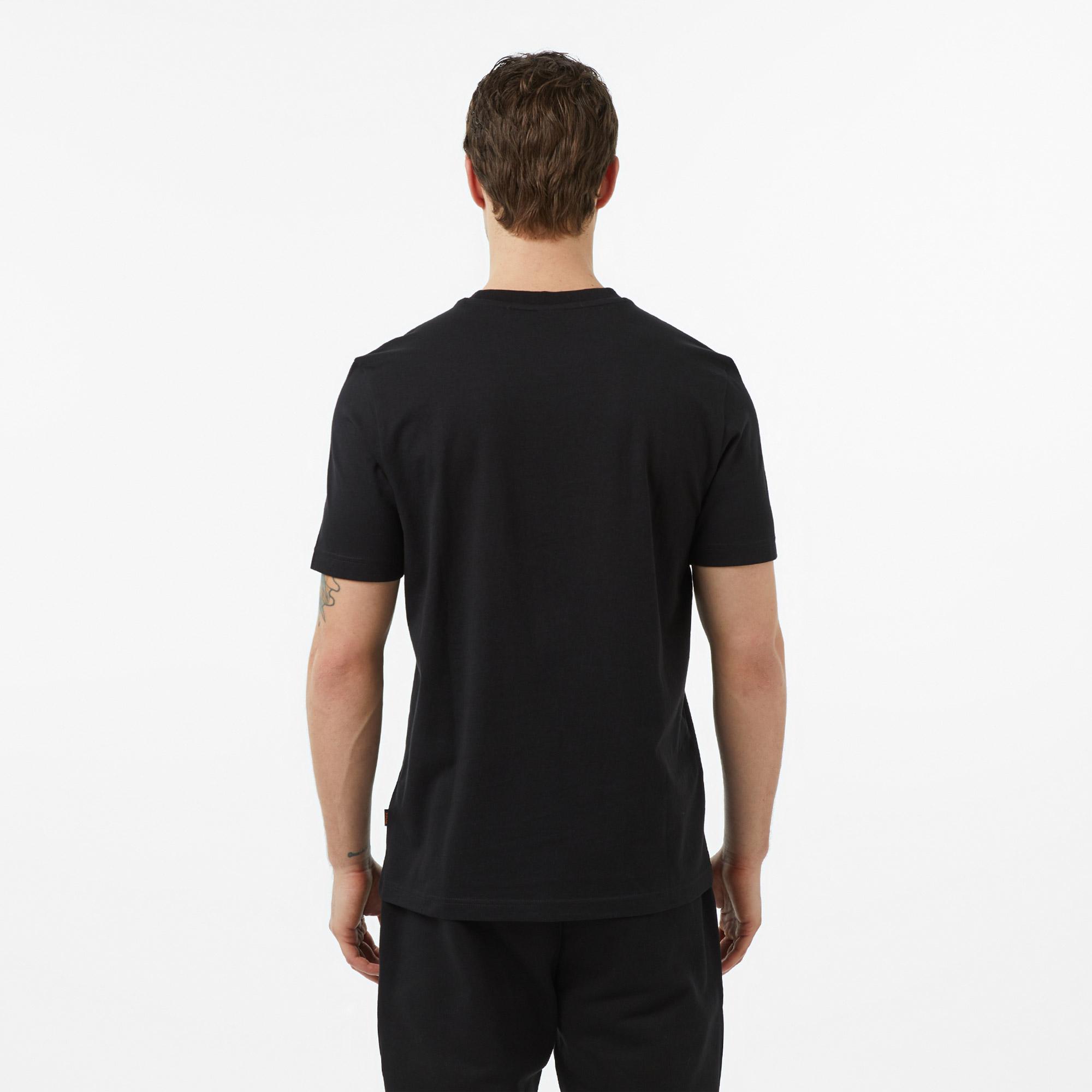 Boss Plain Erkek Siyah T-Shirt