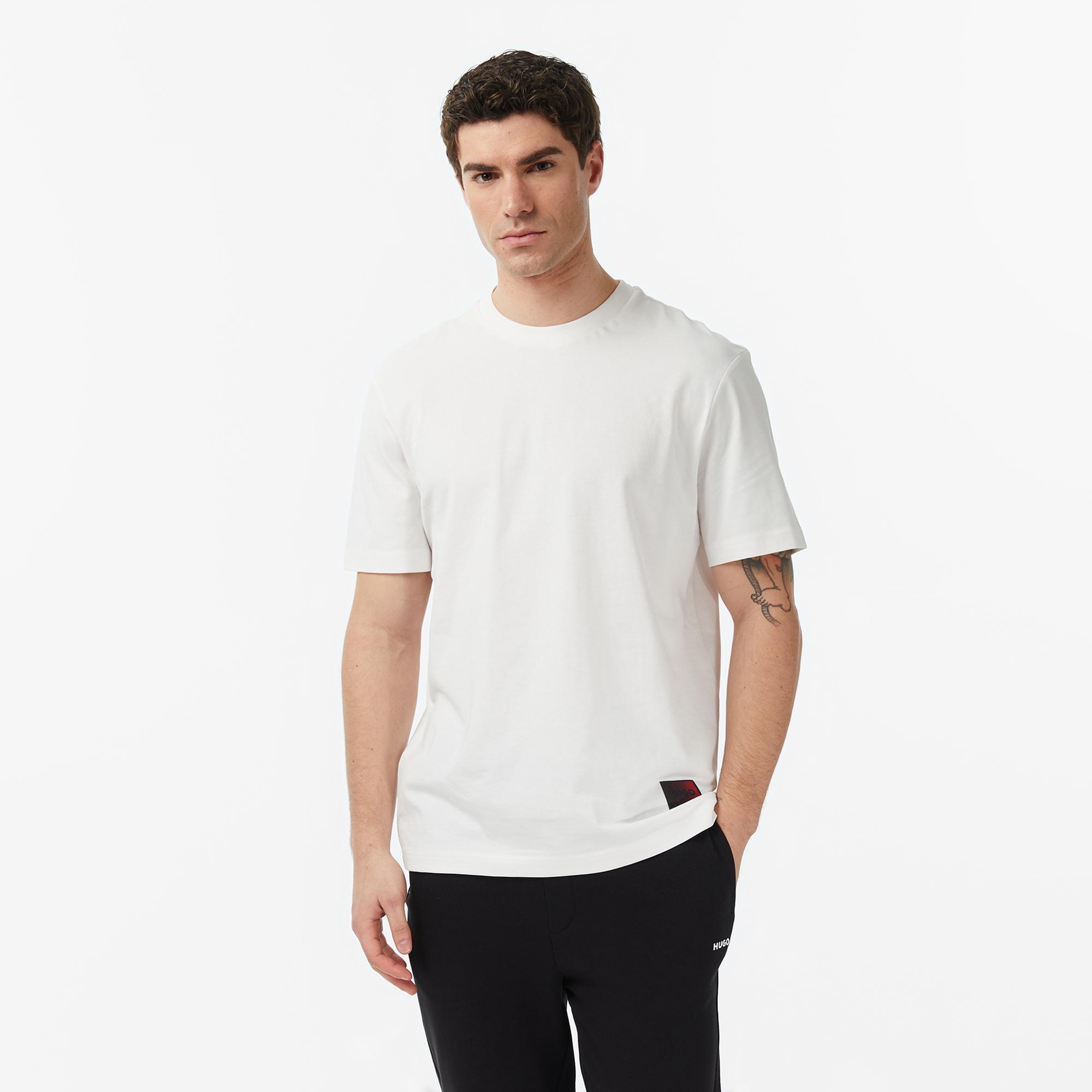 Hugo Danoto Erkek Krem Rengi T-Shirt