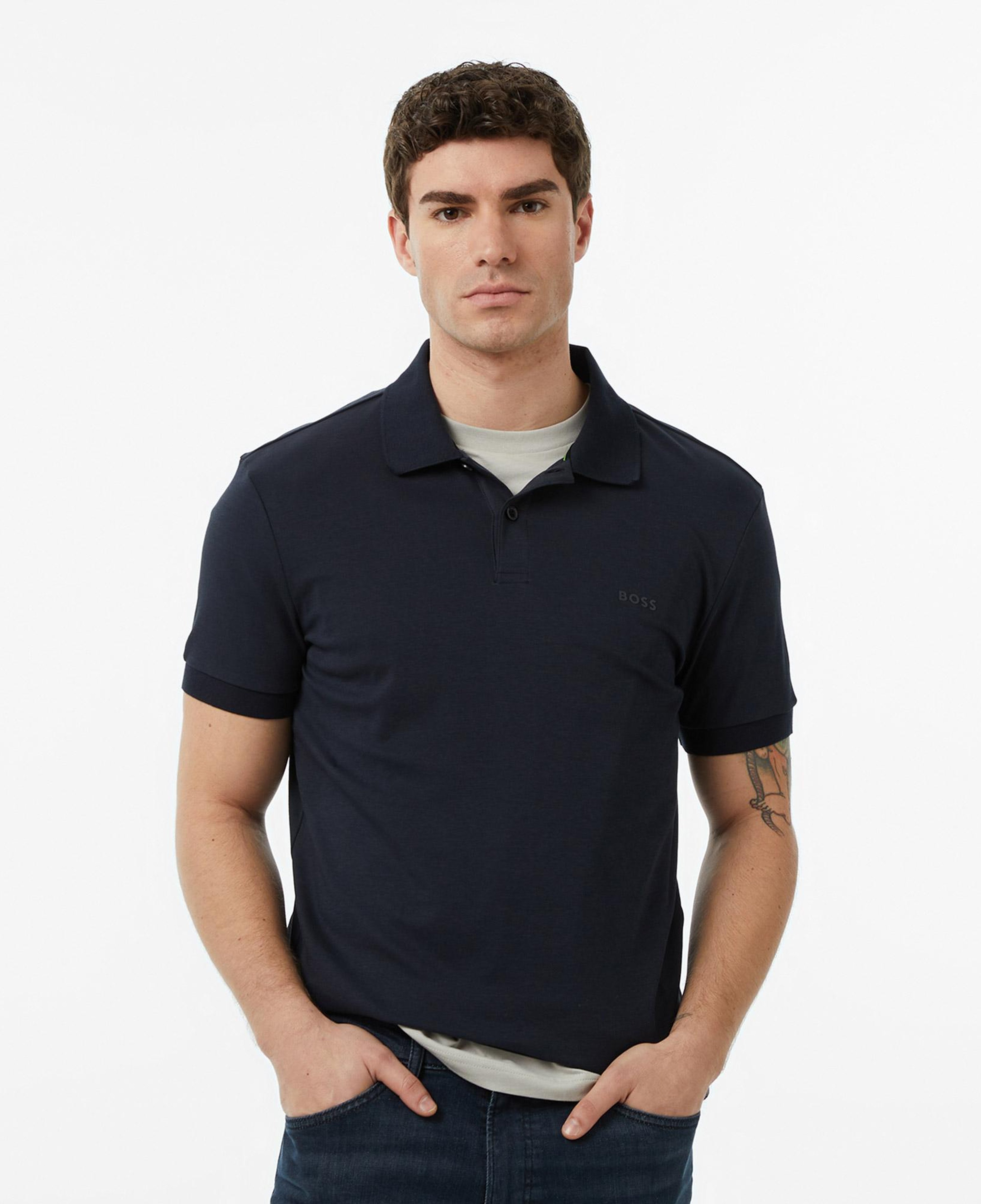 Boss Pio 2 Erkek Lacivert Polo