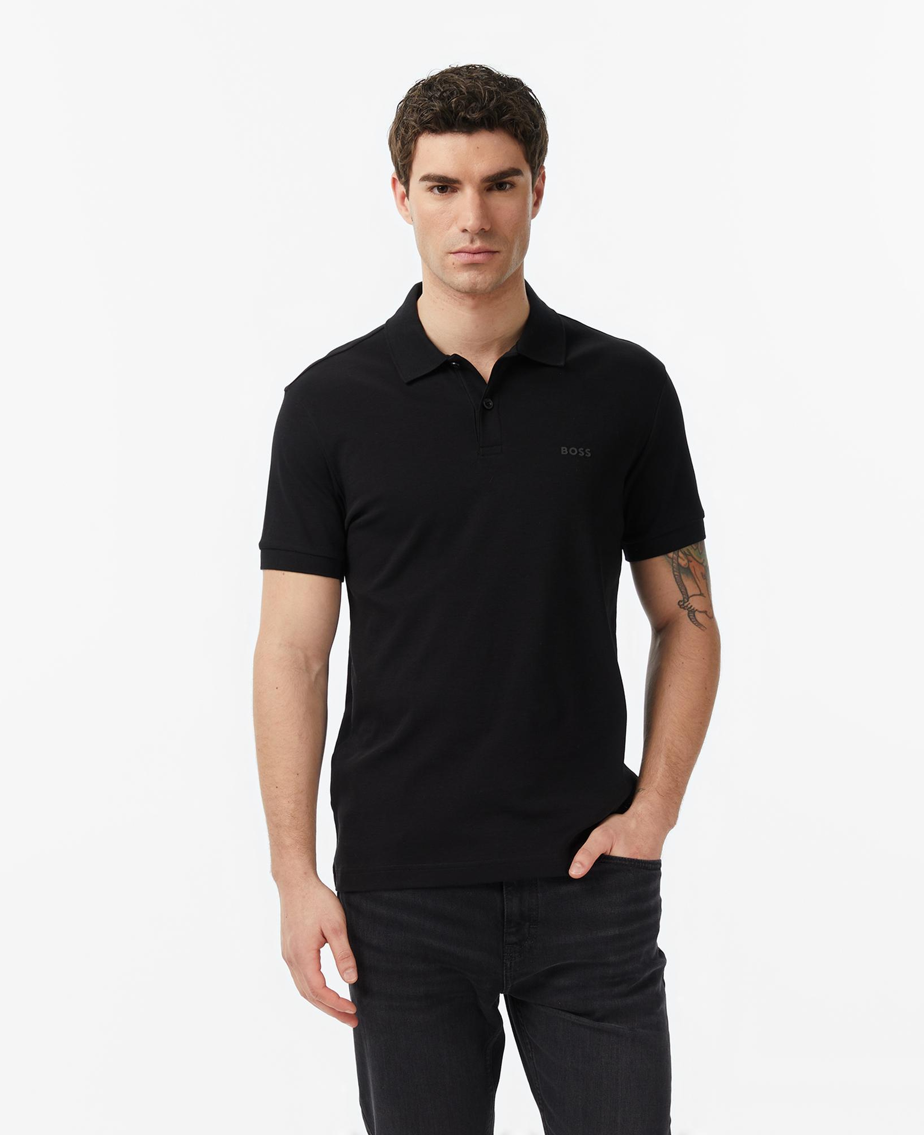 Boss Pio 2 Erkek Siyah Polo