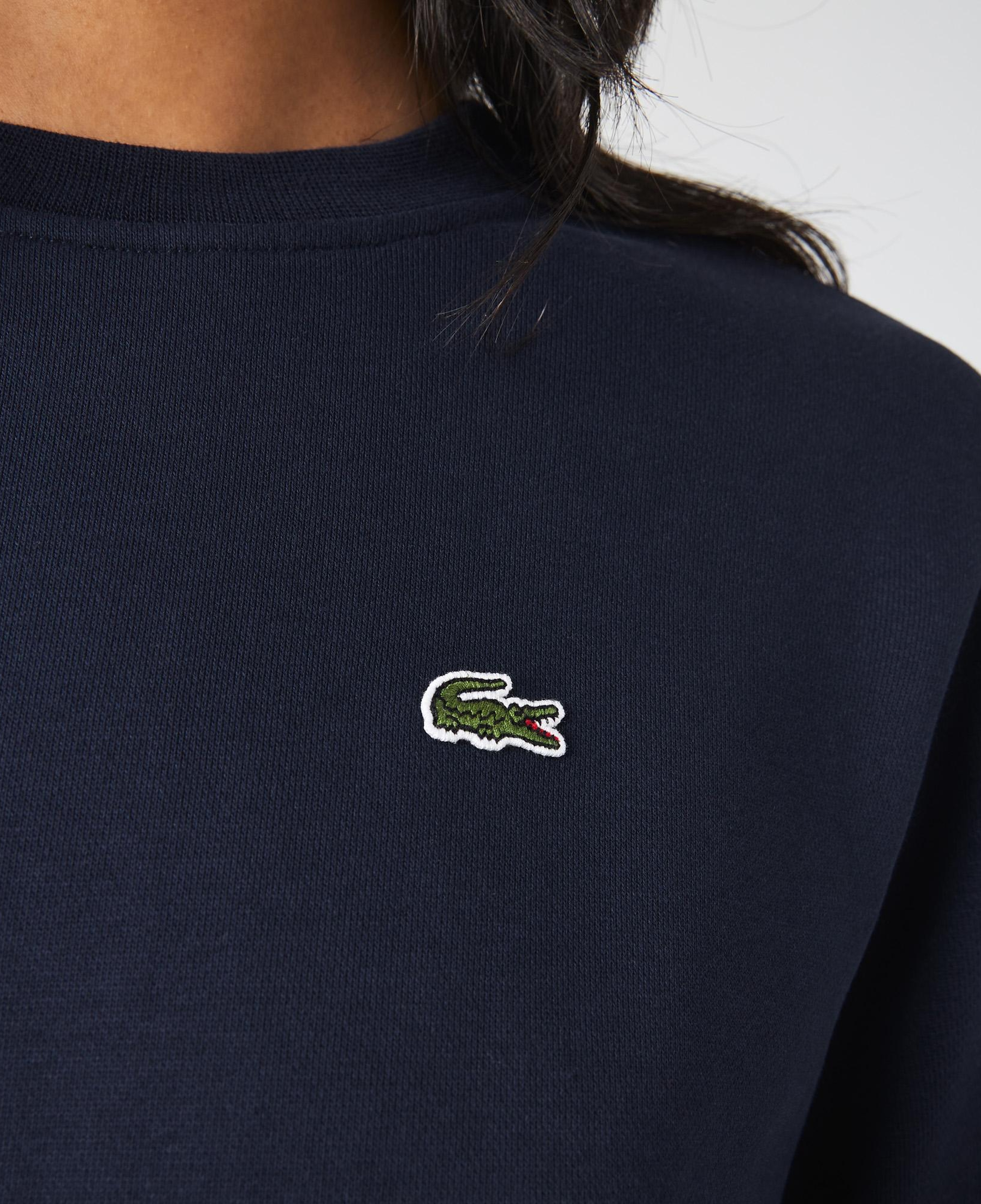 Kadın Regular Fit Bisiklet Yaka Lacivert Sweatshirt