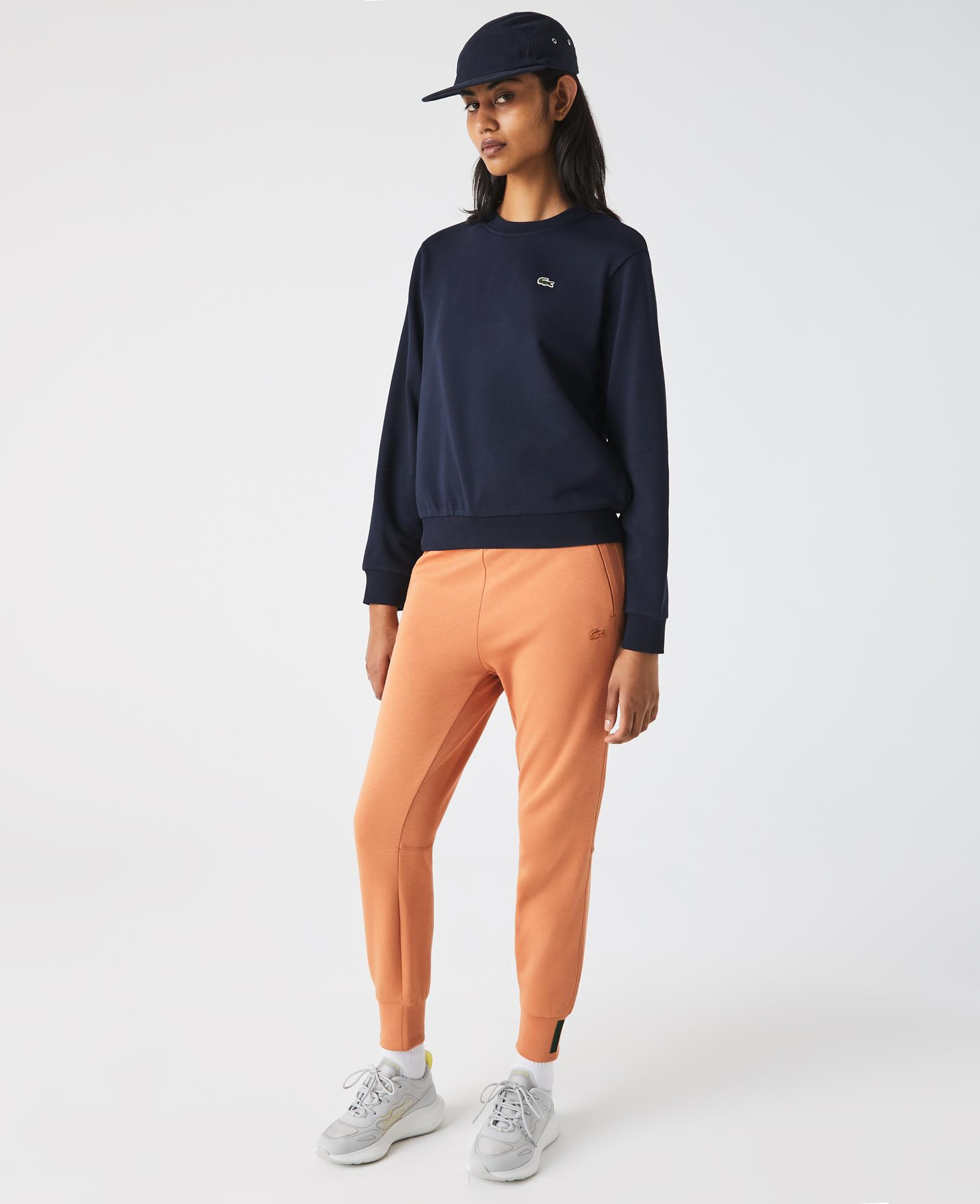 Kadın Regular Fit Bisiklet Yaka Lacivert Sweatshirt