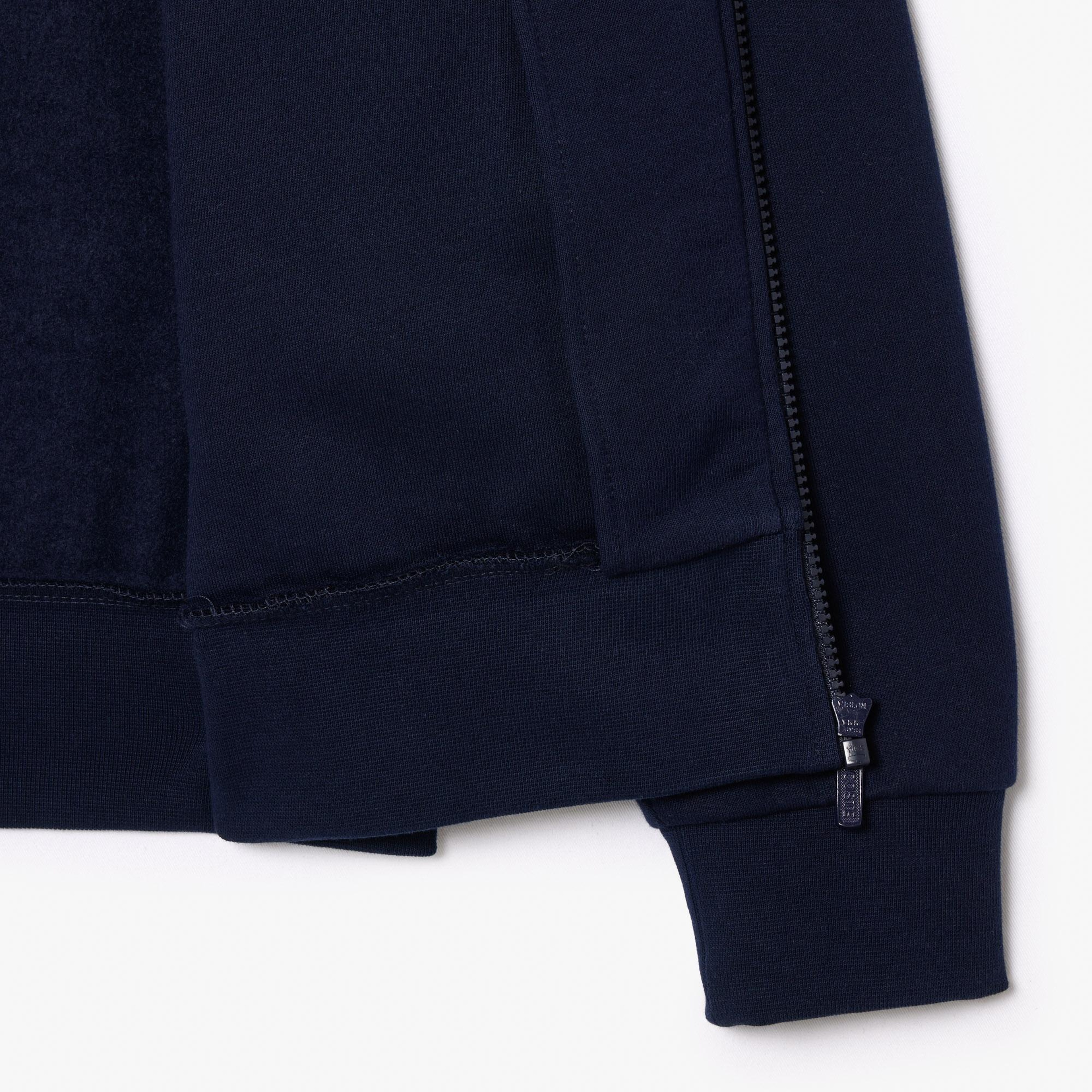 Lacoste Erkek Regular Fit Fermuarlı Lacivert Sweatshirt
