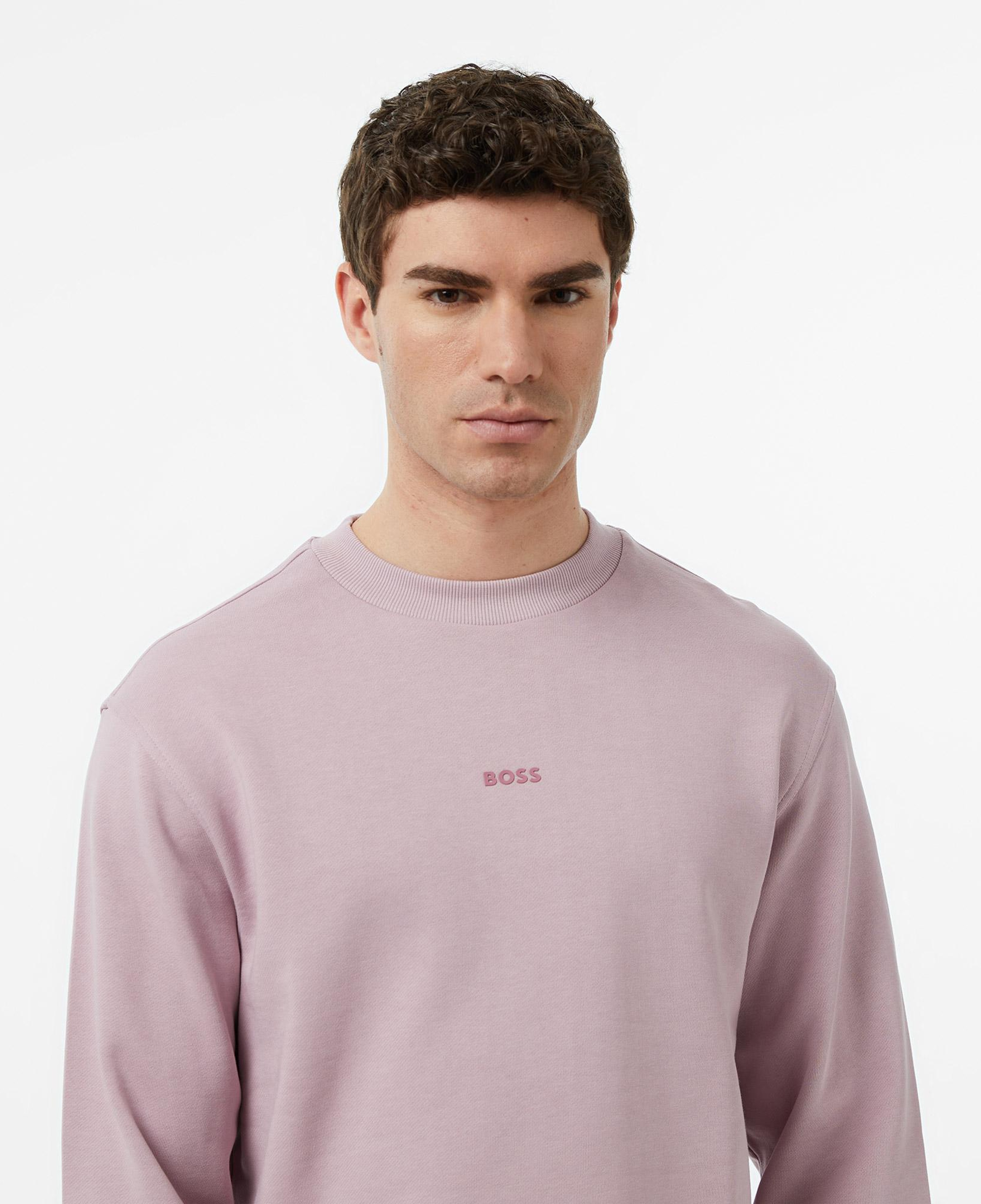 Boss WeSmall Erkek Lila Sweatshirt