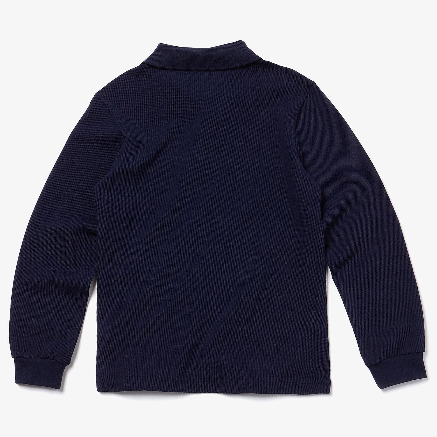Erkek Çocuk Regular Fit Uzun Kollu Lacivert Polo