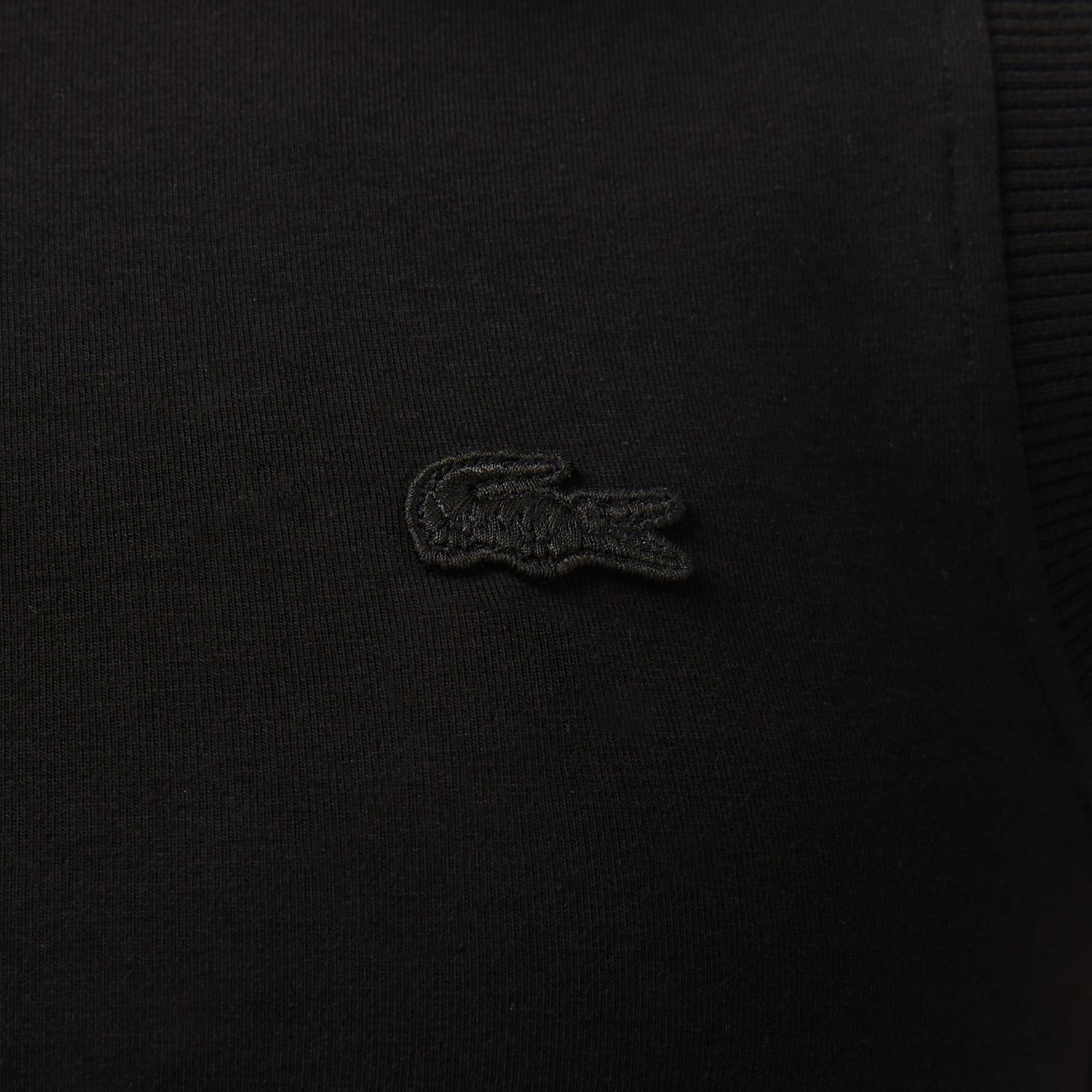 Kadın Slim Fit Kolsuz Bisiklet Yaka Siyah T-Shirt