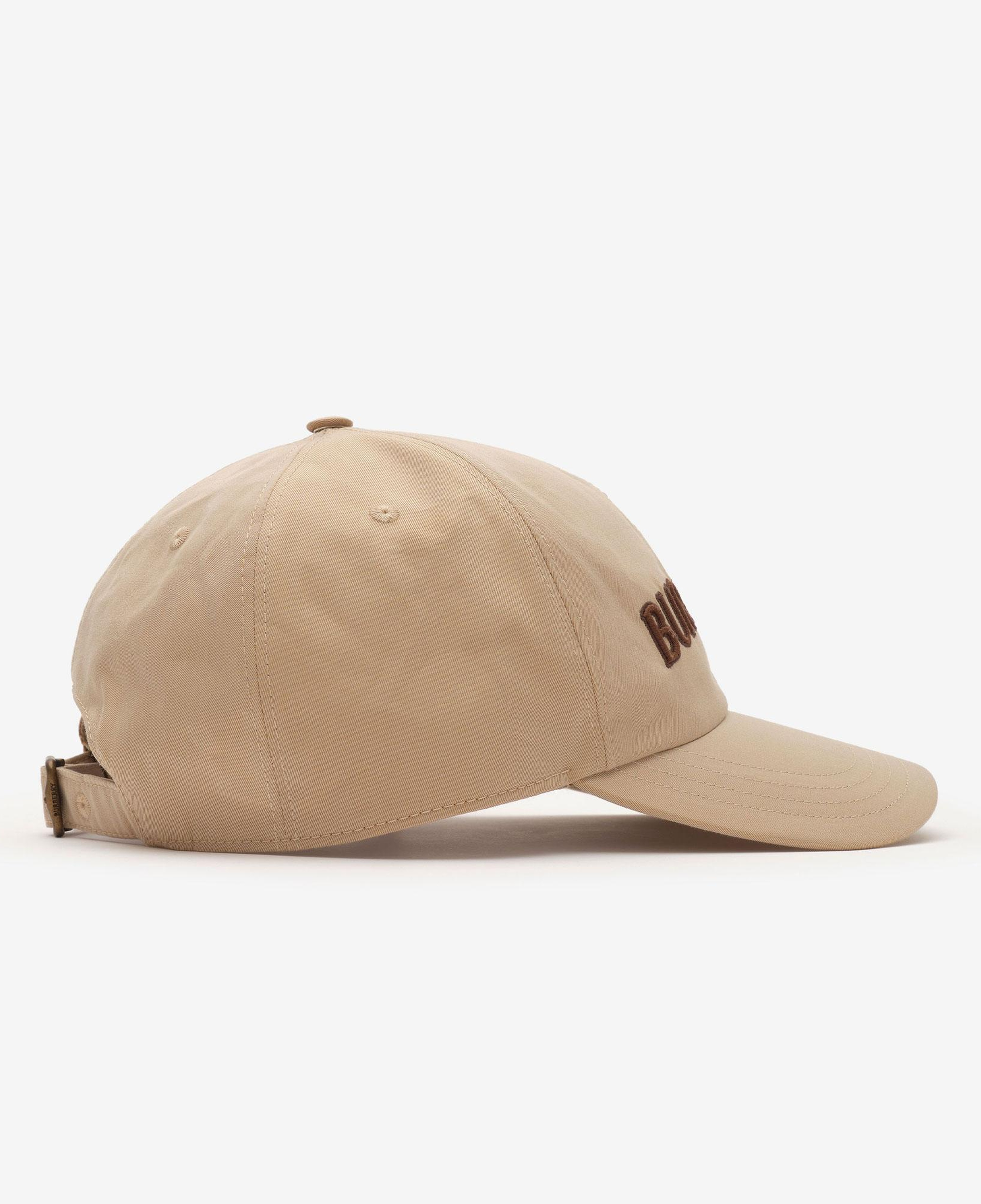 Burberry Logo Gabardine Baseball Erkek Bej Şapka