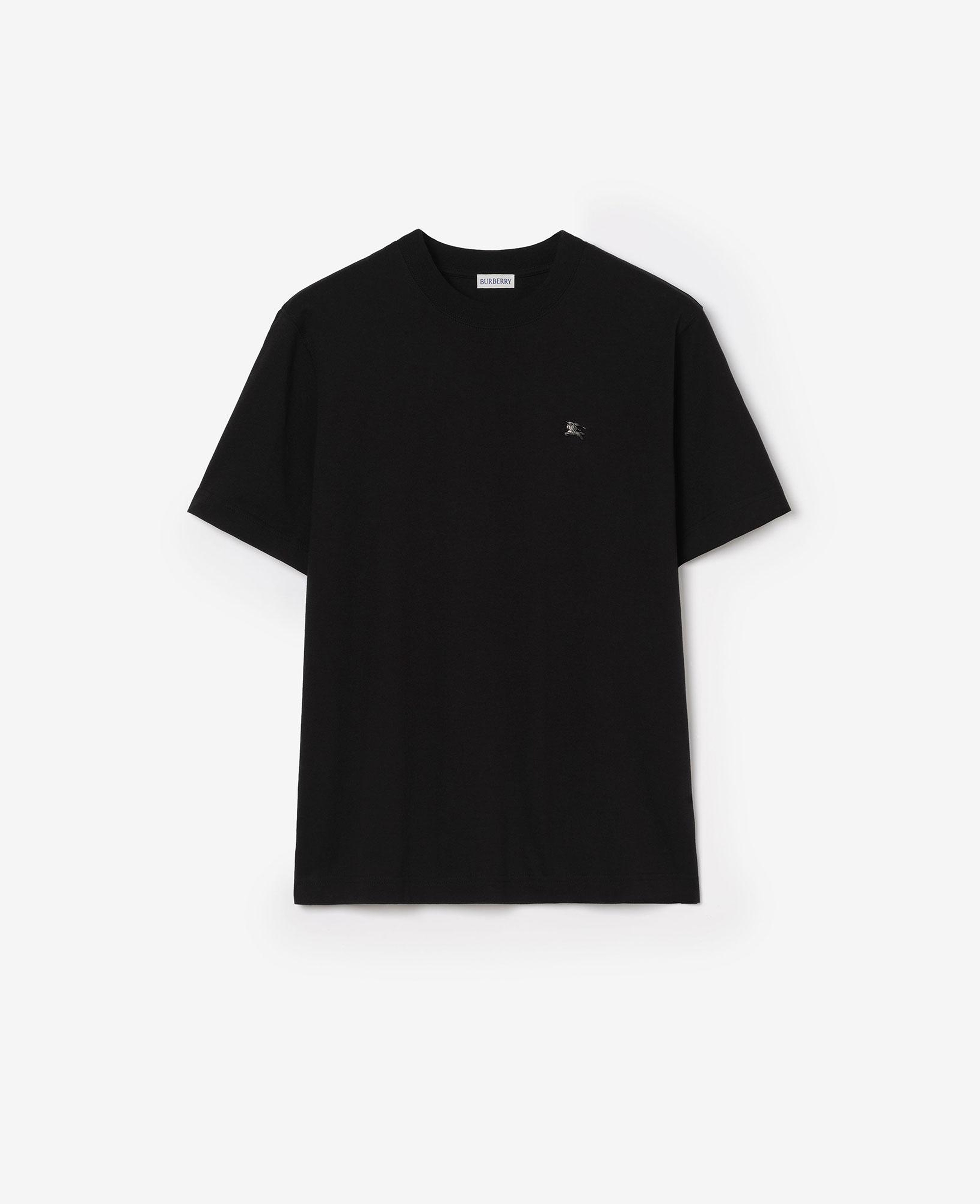 Burberry Metal Ekd Cotton Erkek Siyah T-Shirt