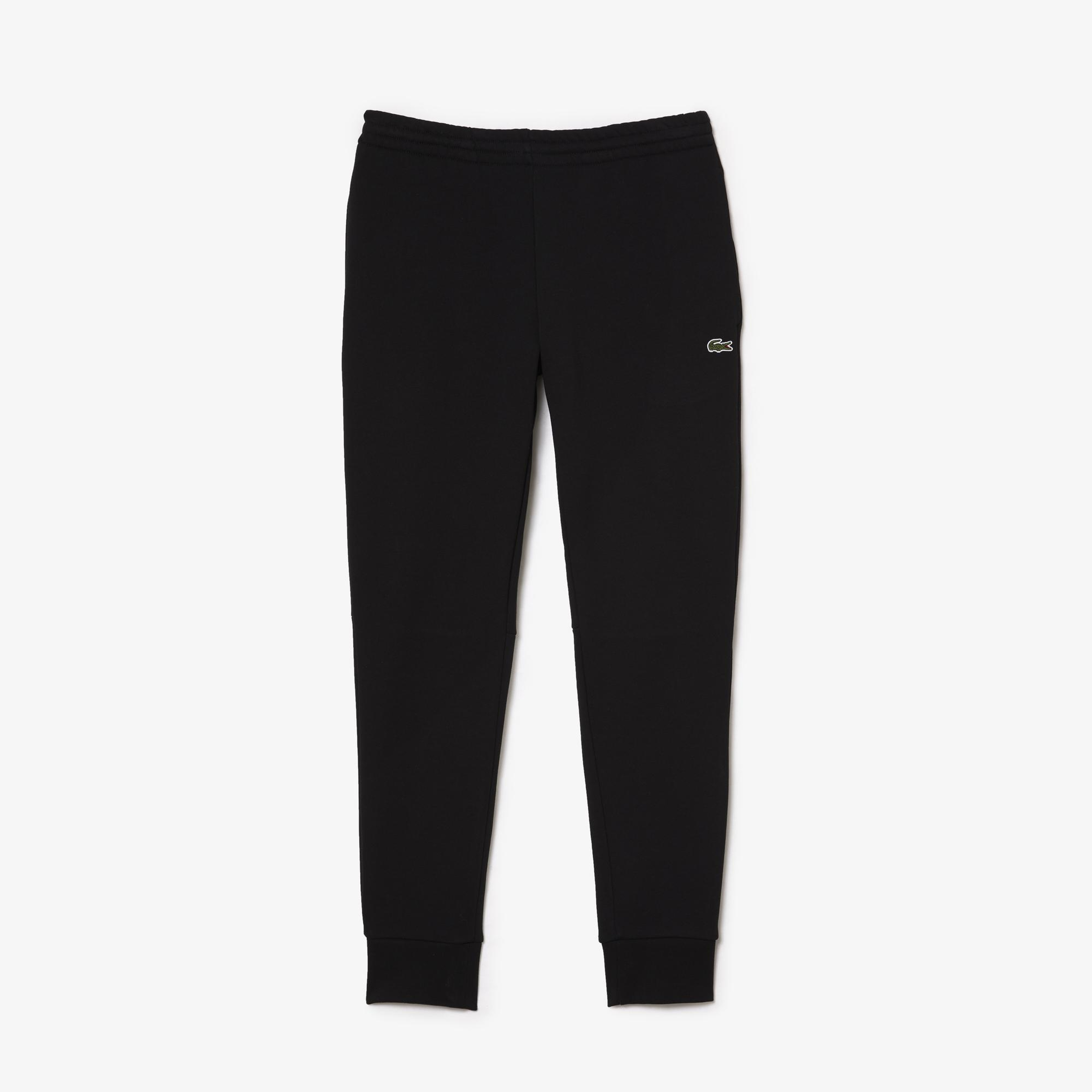 Erkek Slim Fit Organik Pamuk Siyah Eşofman Altı