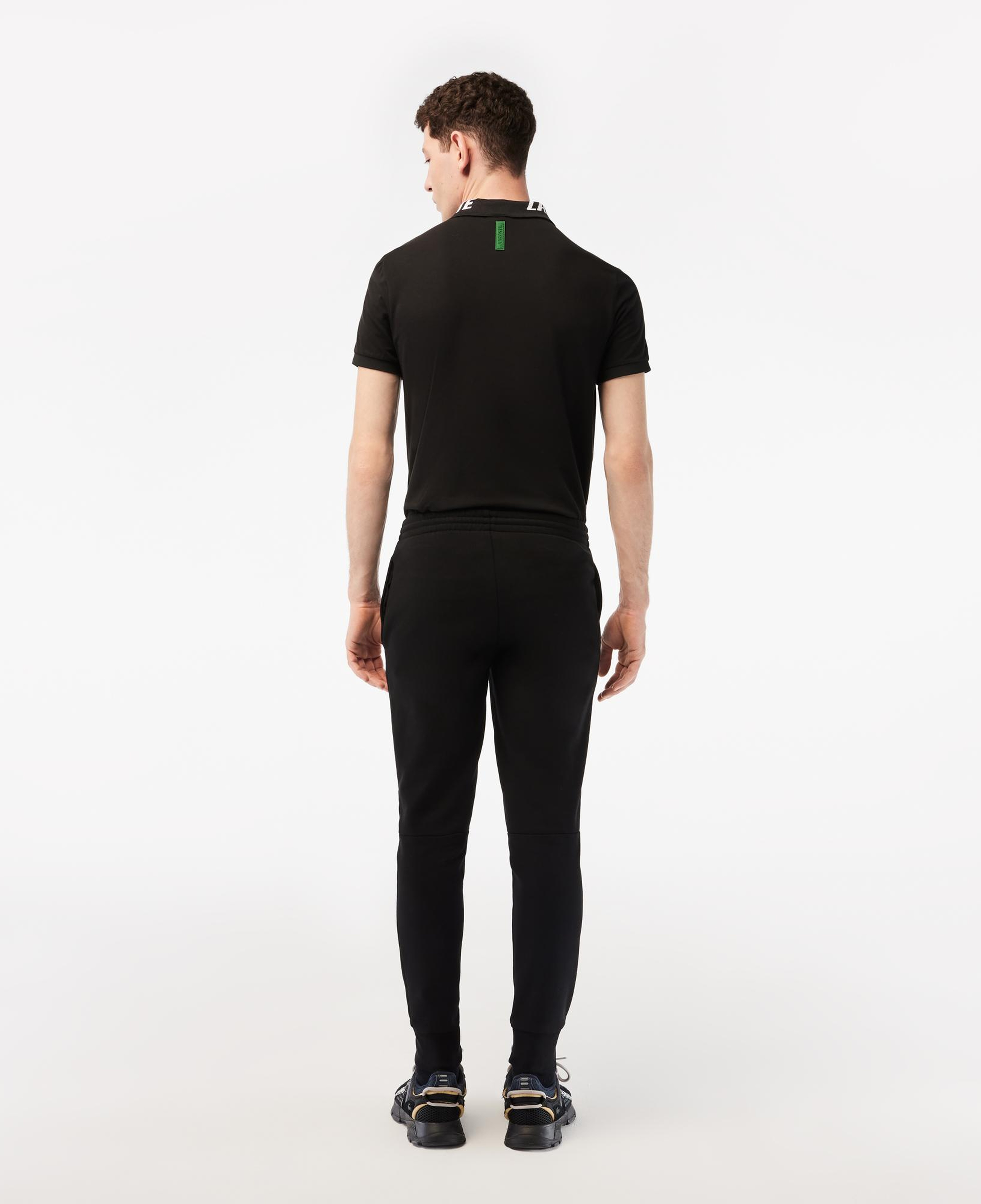 Erkek Slim Fit Organik Pamuk Siyah Eşofman Altı