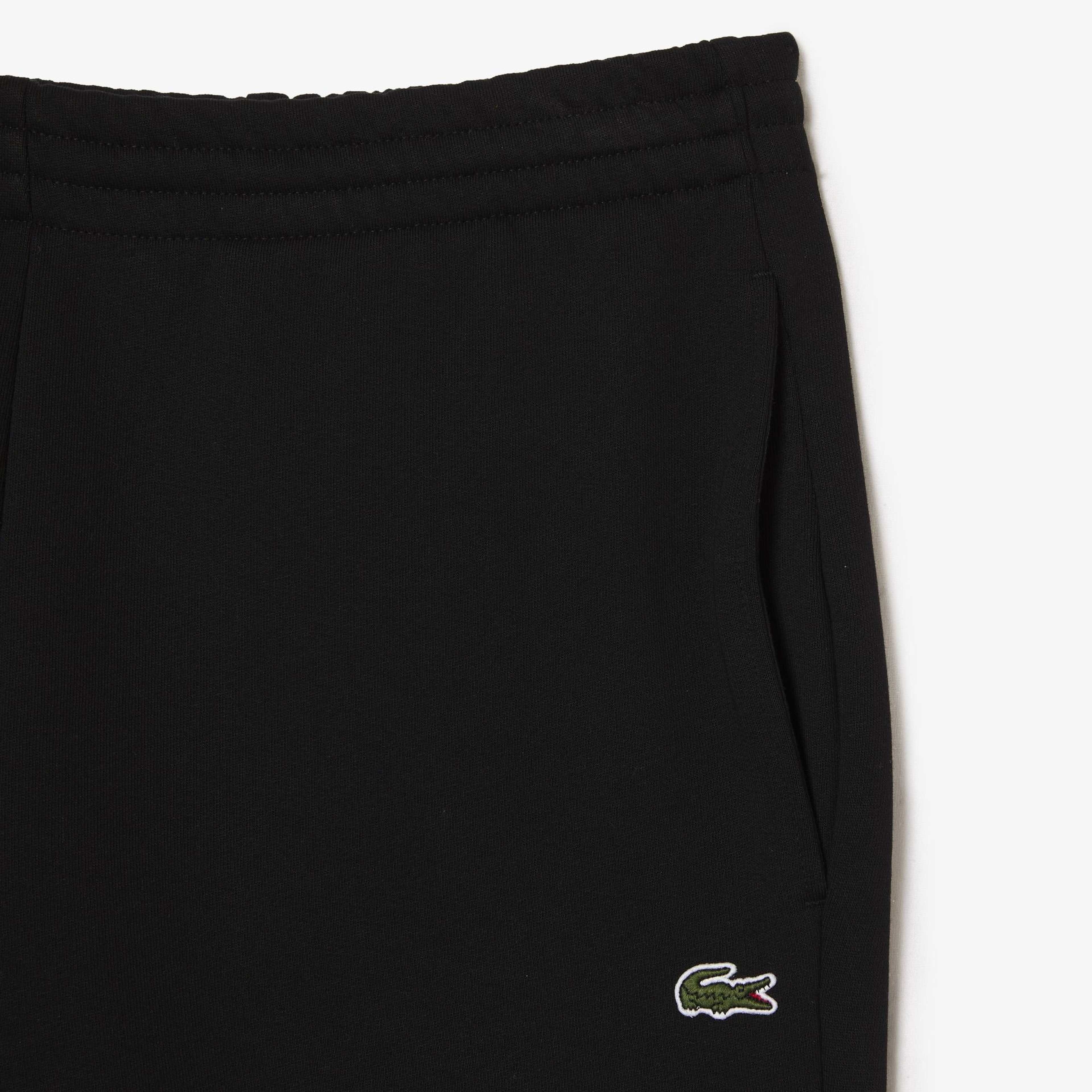 Erkek Slim Fit Organik Pamuk Siyah Eşofman Altı