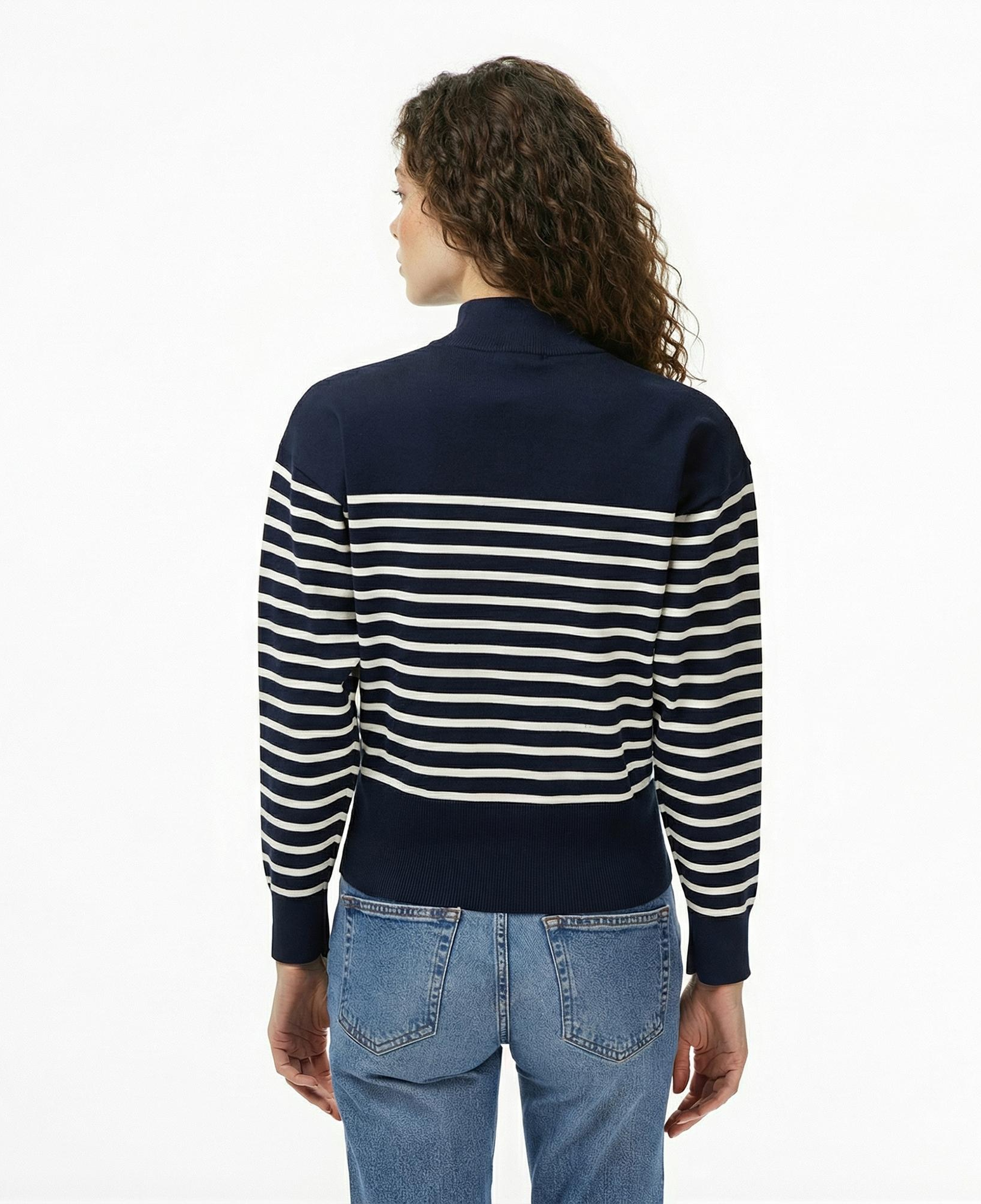 Tommy Hilfiger Jersey Gold Kadın Lacivert Kazak