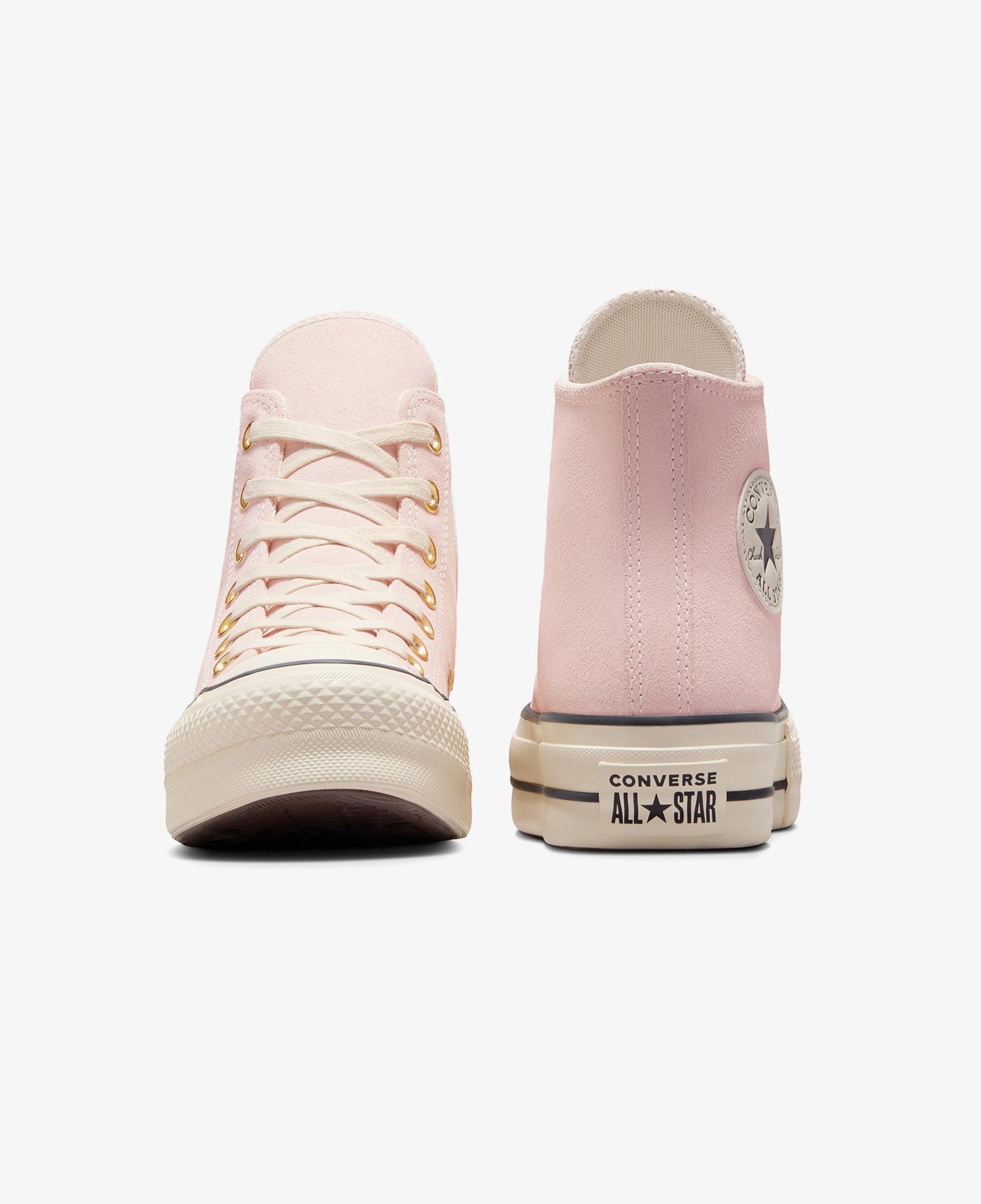 Converse Chuck Taylor All Star Lift Unisex Pembe Süet Platform Sneaker