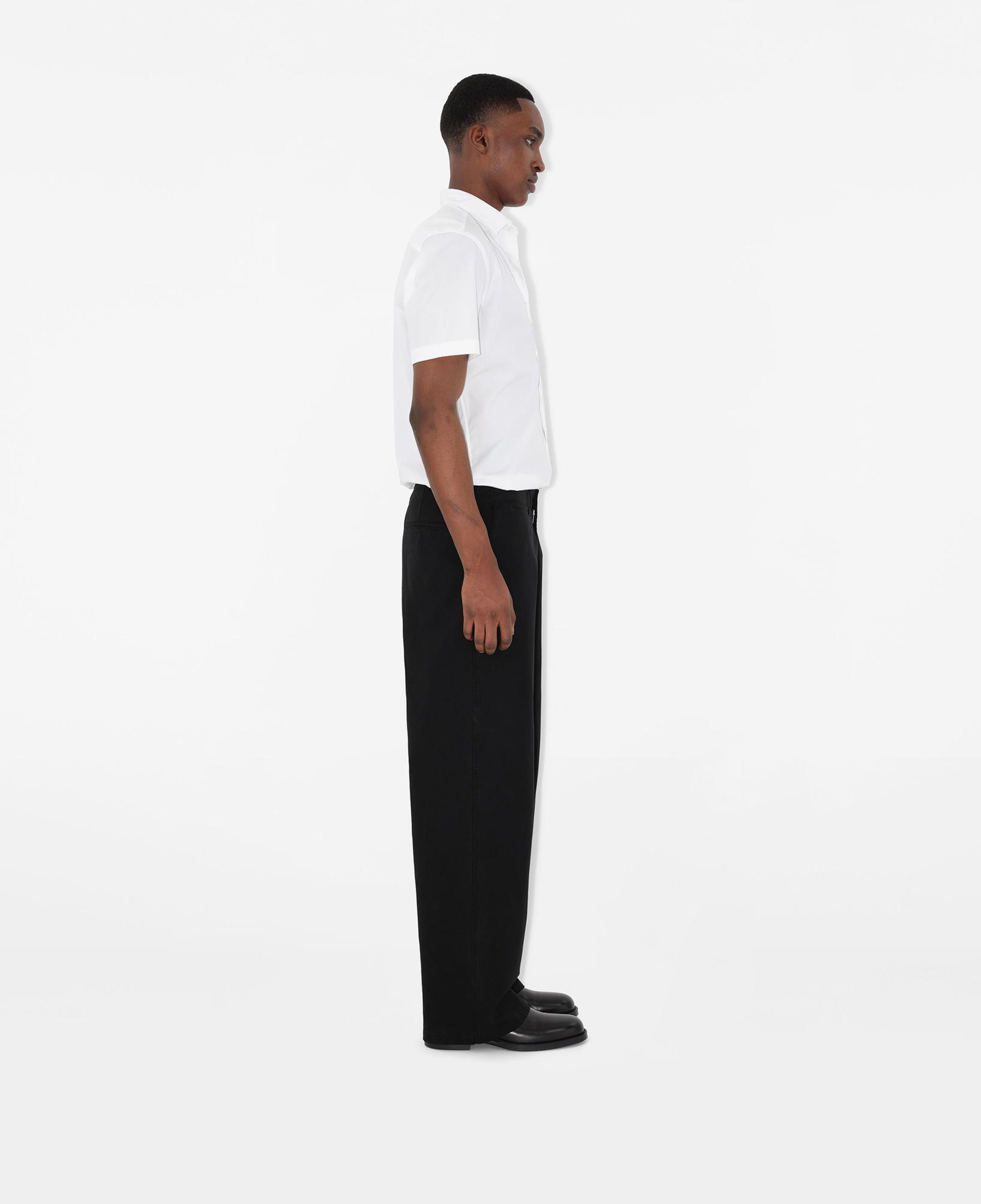 Burberry Sherwood Stretch Cotton Erkek Beyaz Gömlek