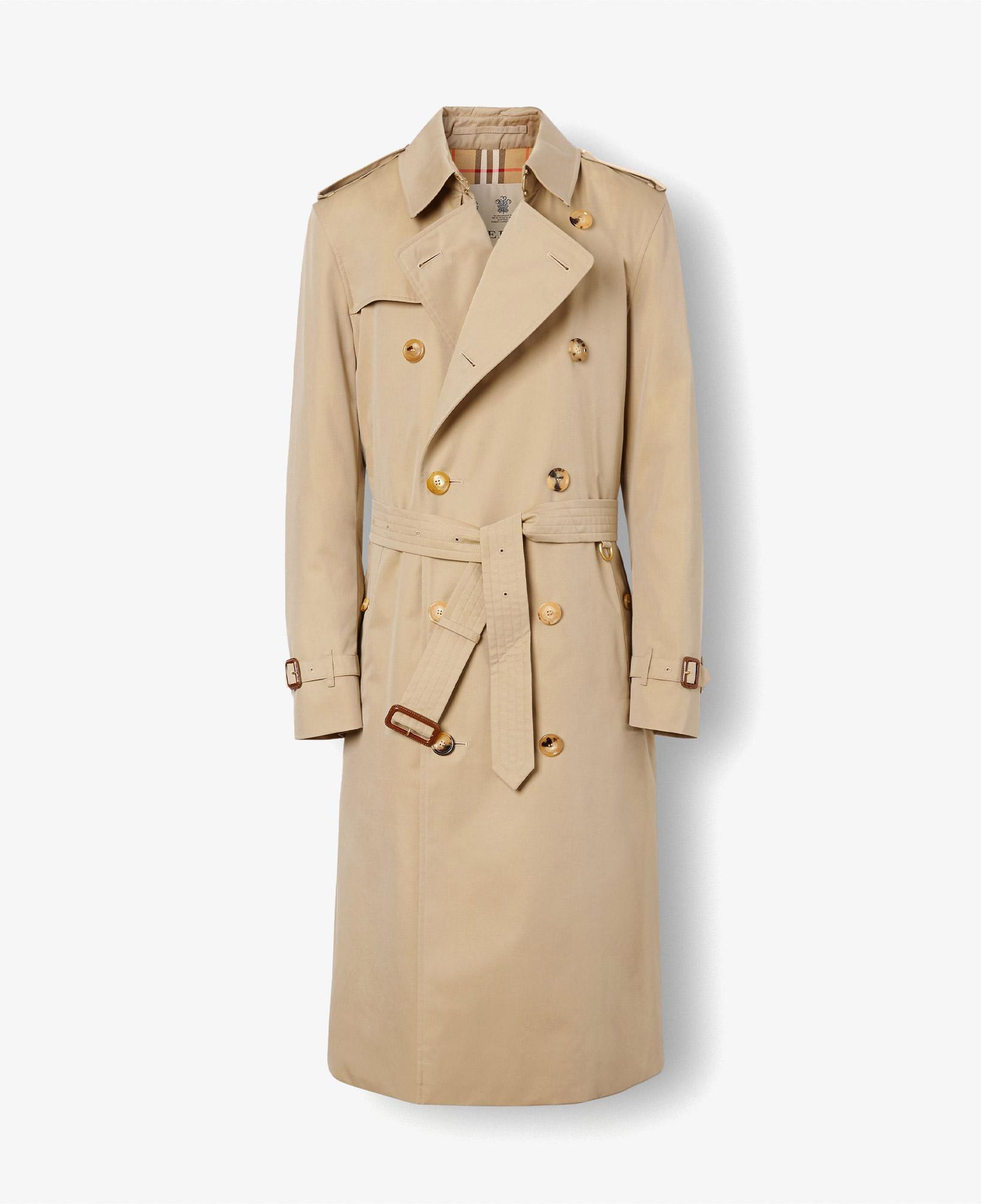 Burberry The Long Kensington Heritage Erkek Bej Trençkot