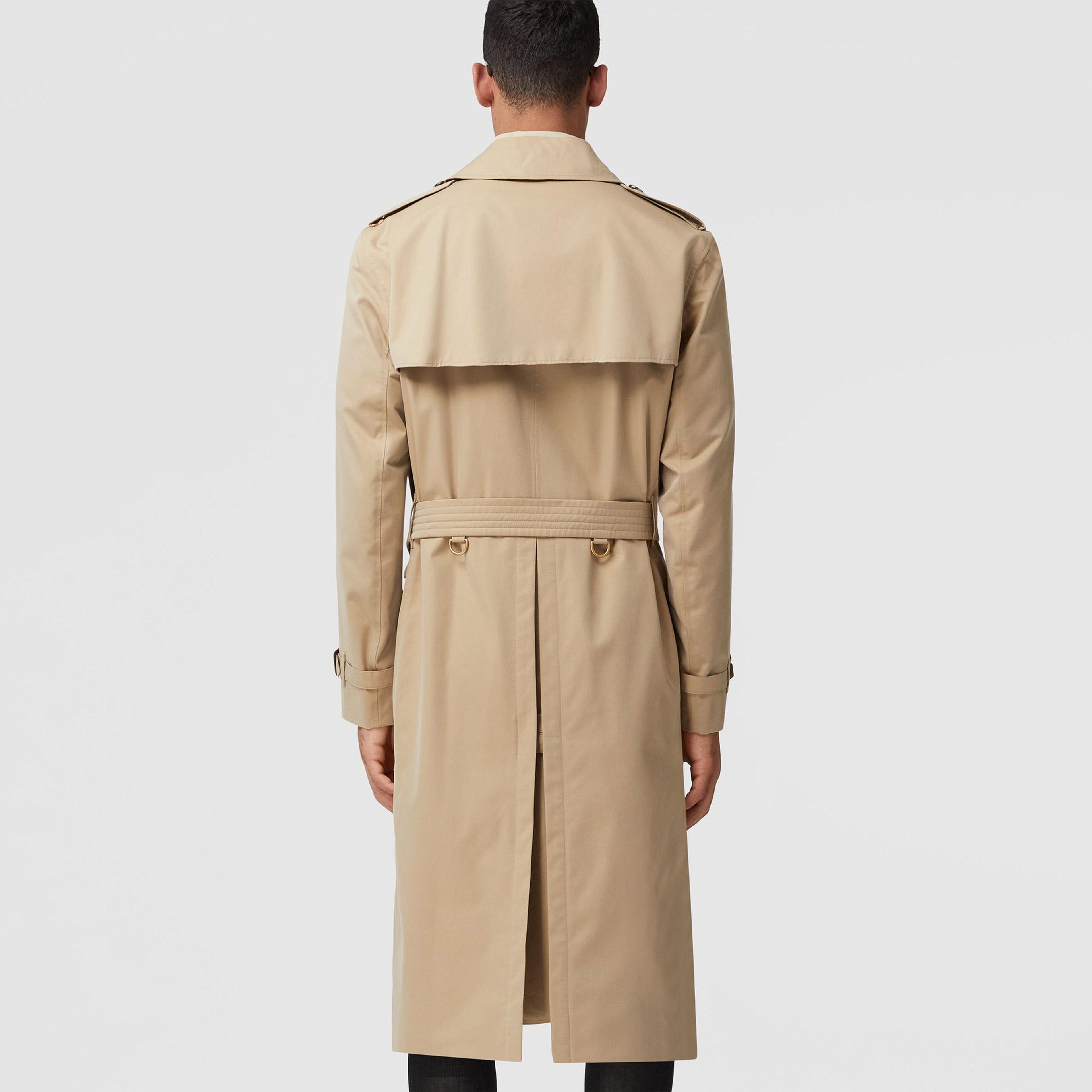 Burberry The Long Kensington Heritage Erkek Bej Trençkot
