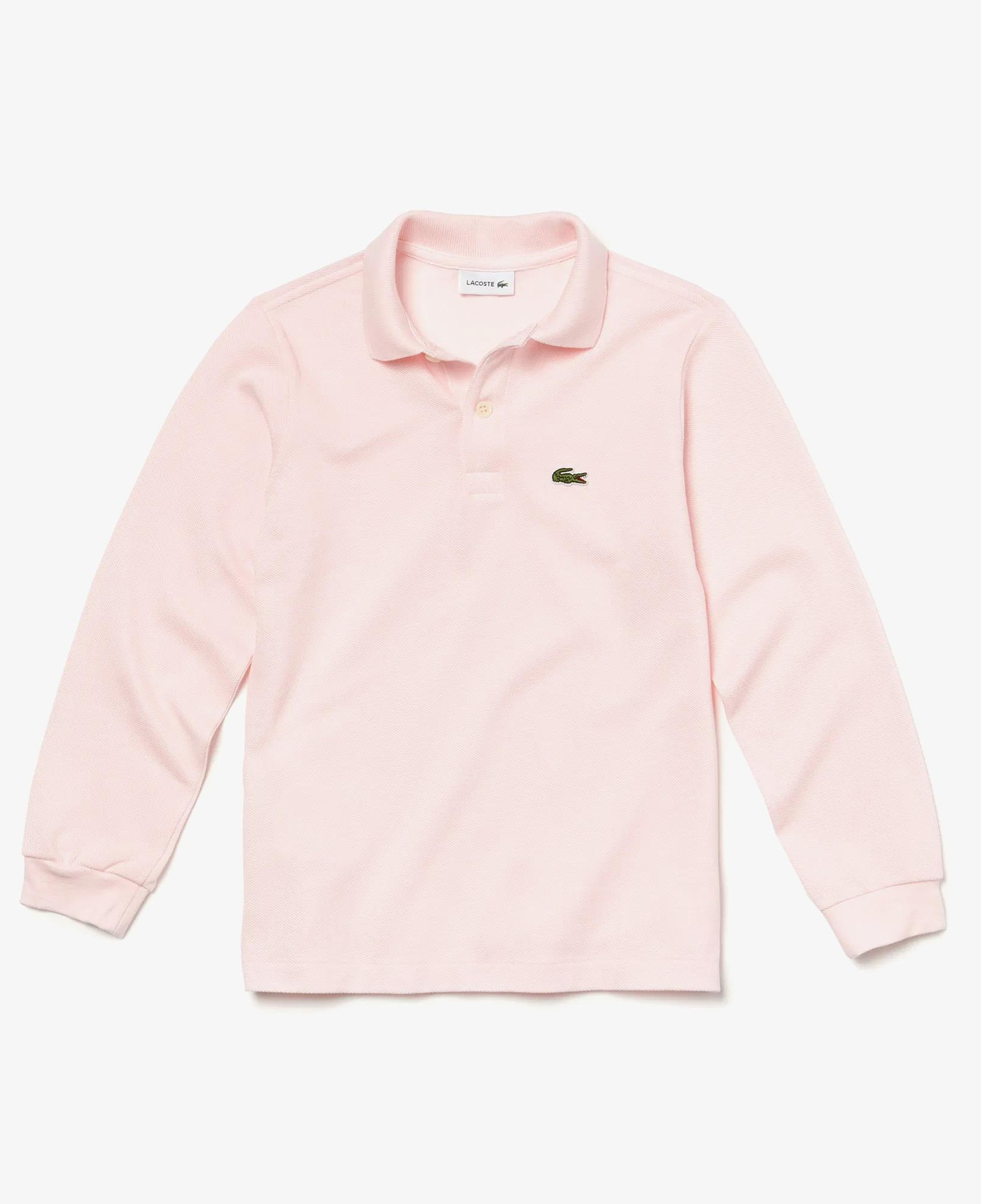 Lacoste Erkek Çocuk Uzun Kollu Pembe Polo