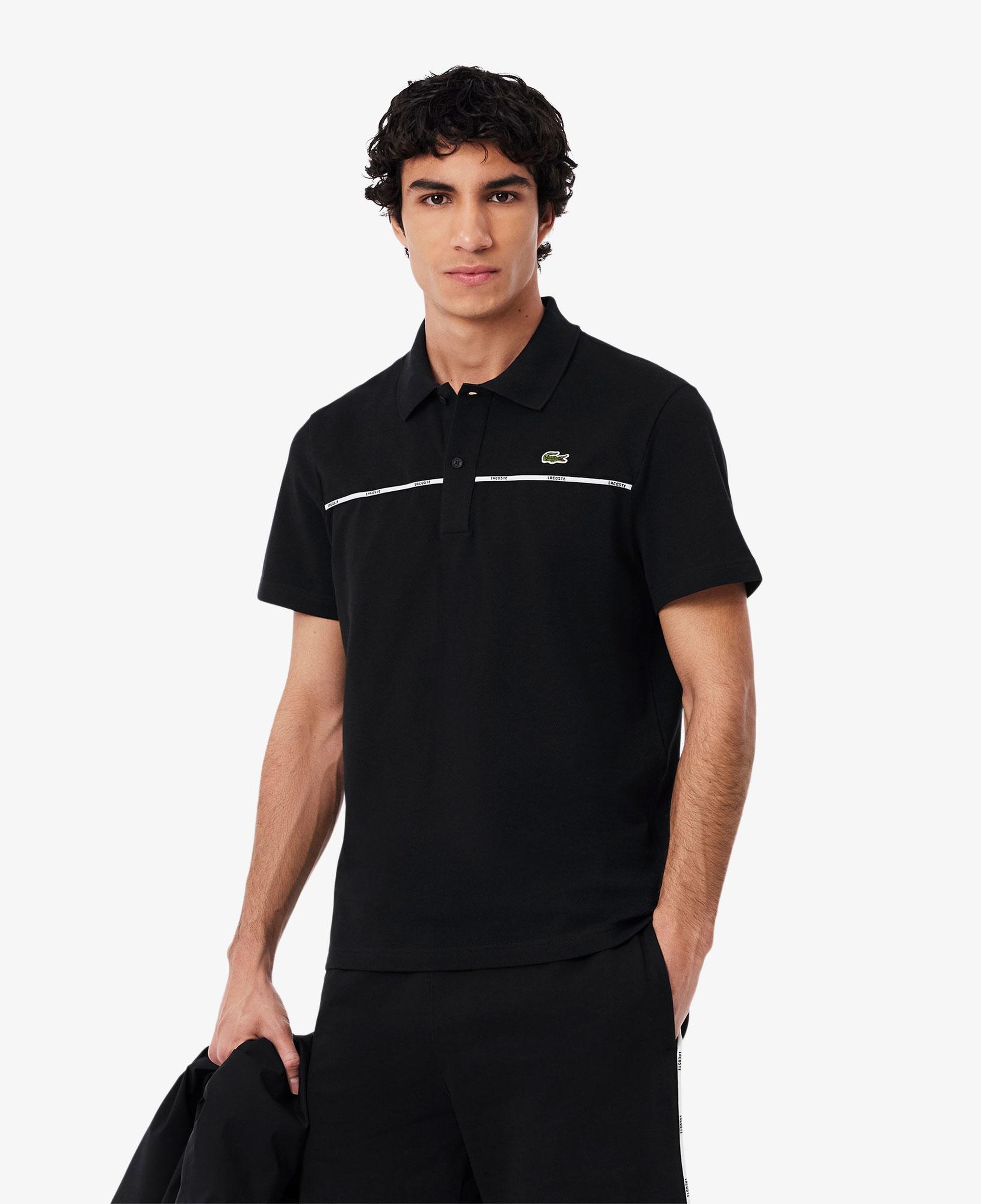 L.12.12 Erkek Classic Fit Siyah Polo