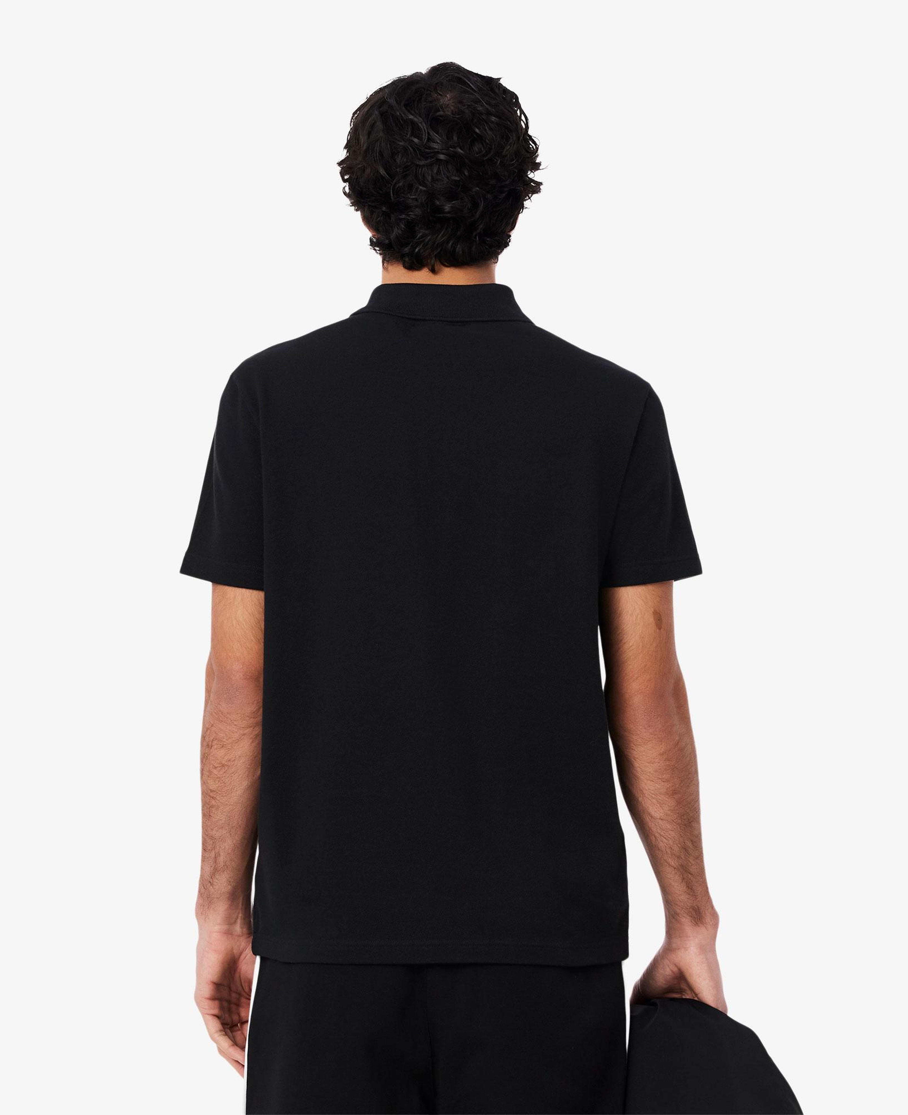 L.12.12 Erkek Classic Fit Siyah Polo