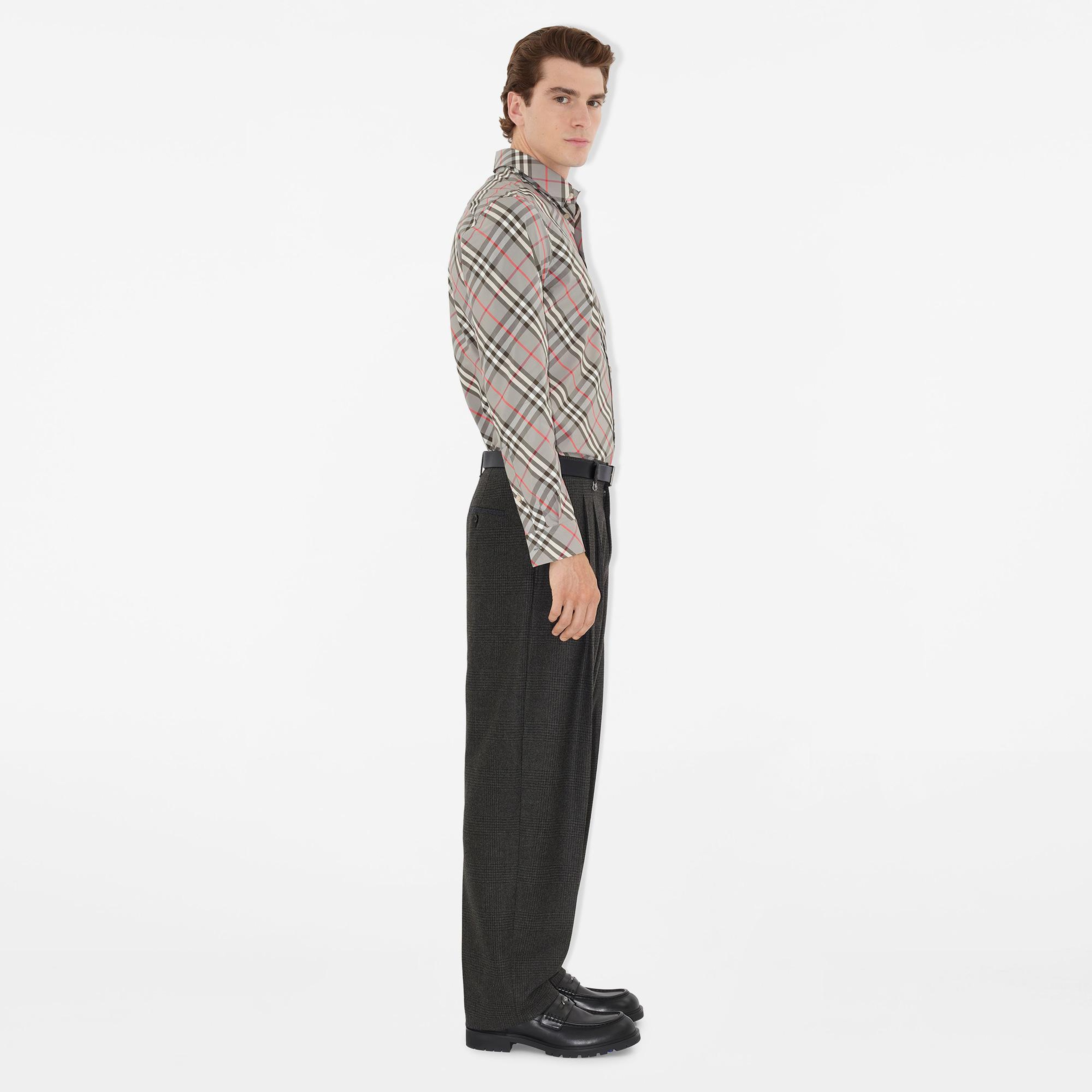 Burberry Erkek Gri Gömlek