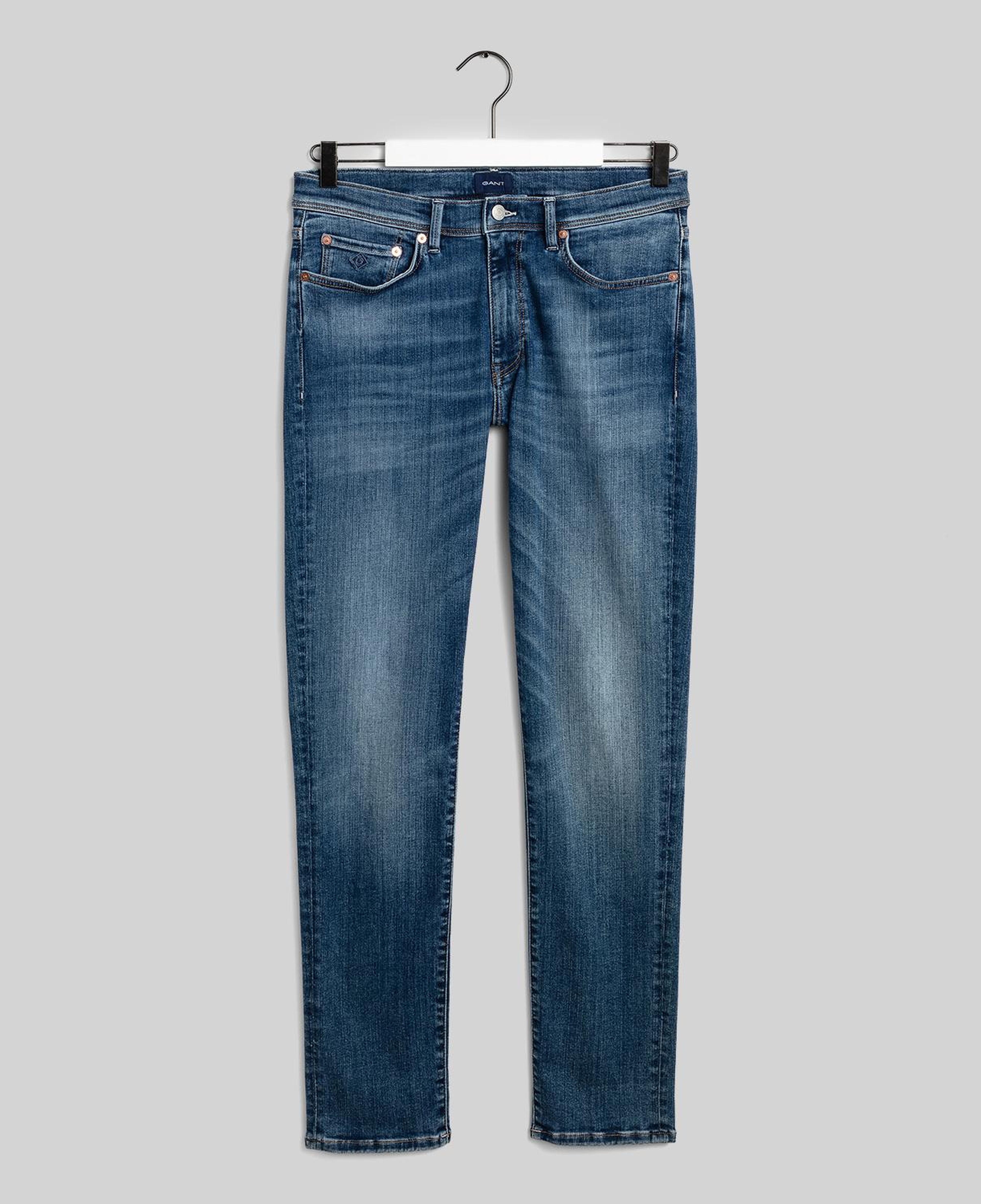 GANT Erkek Mavi Extra Slim Fit Jean Pantolon